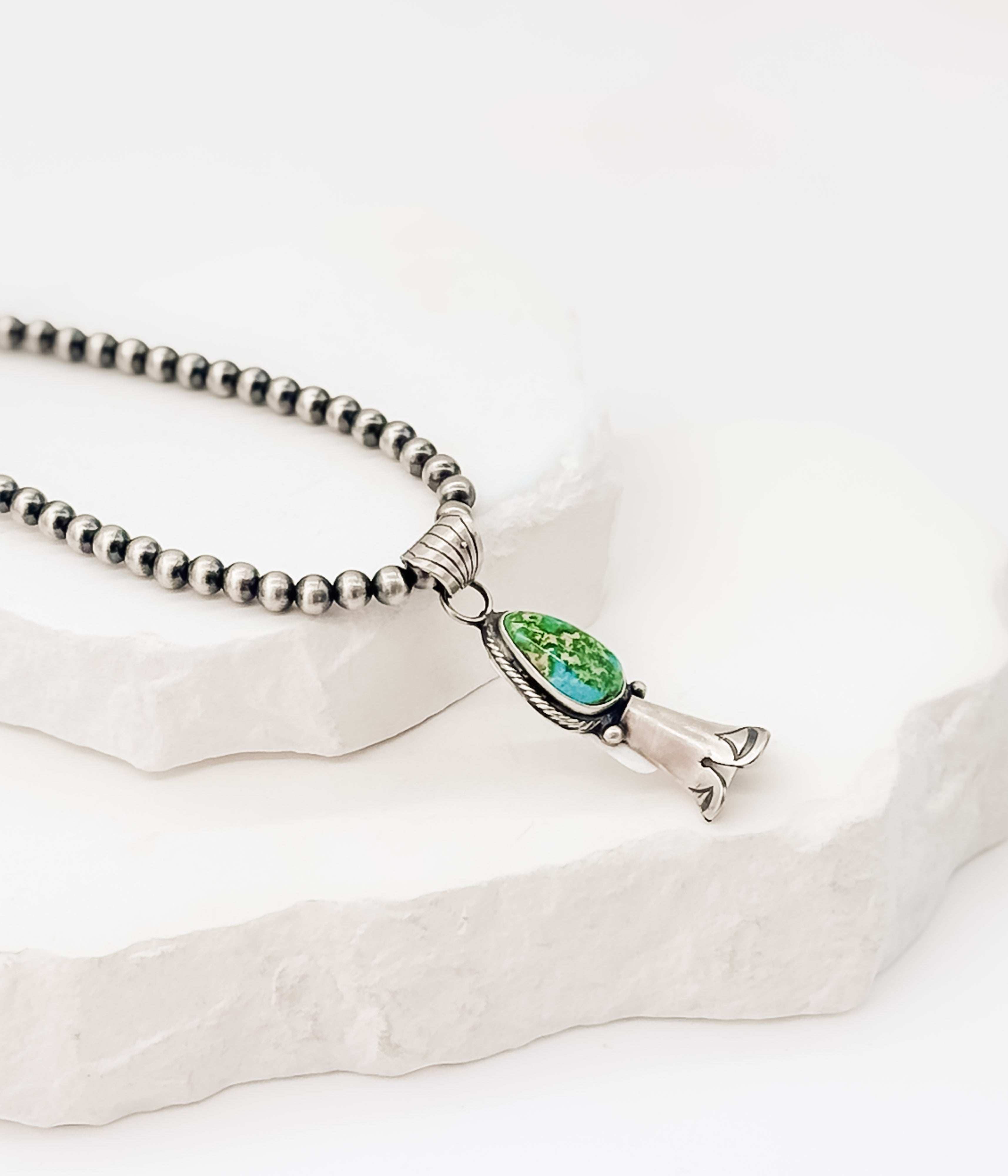 Single Sonoran Gold Stone Blossom Necklace - Rural Haze