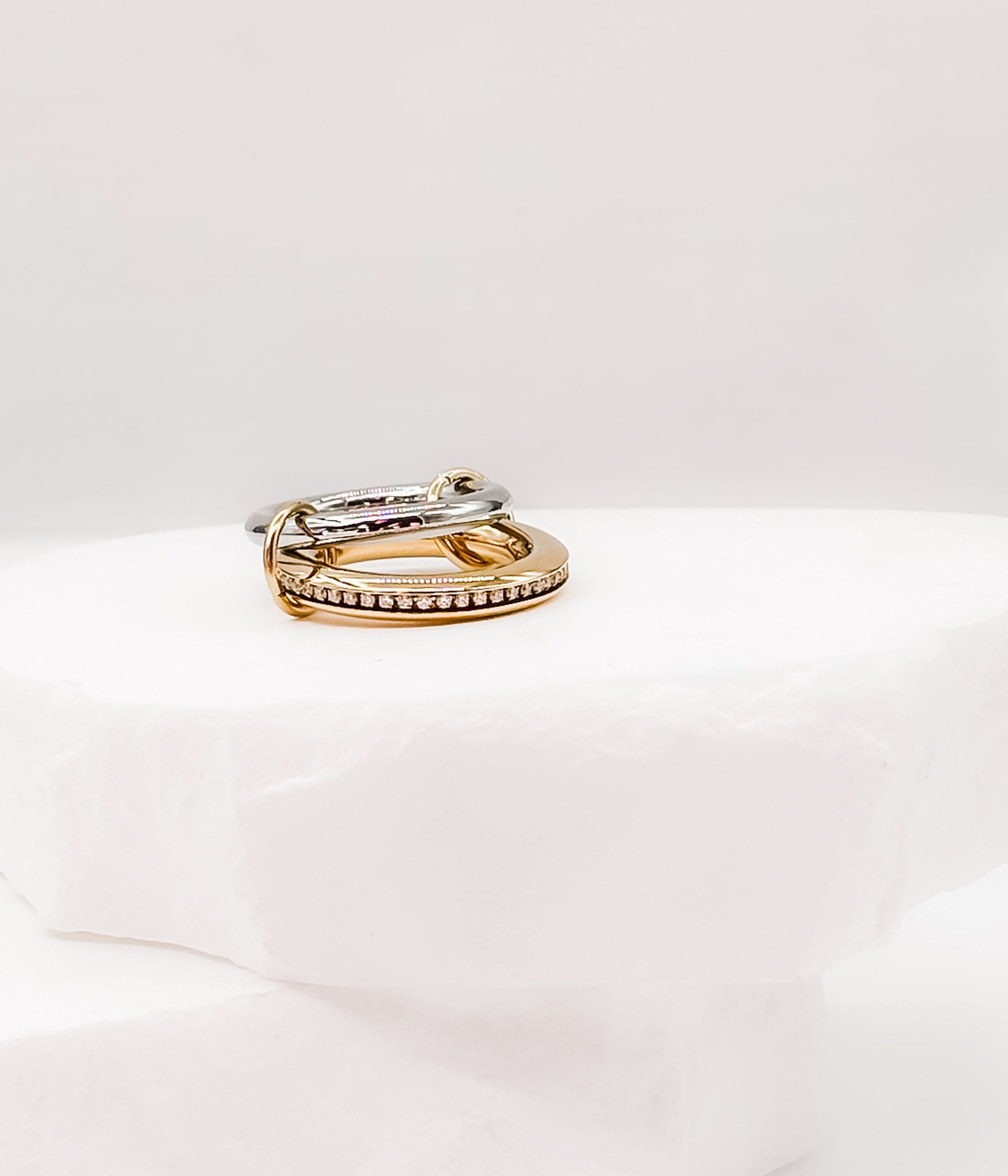 Mixed Metal Stack 2 Ring Set - Rural Haze