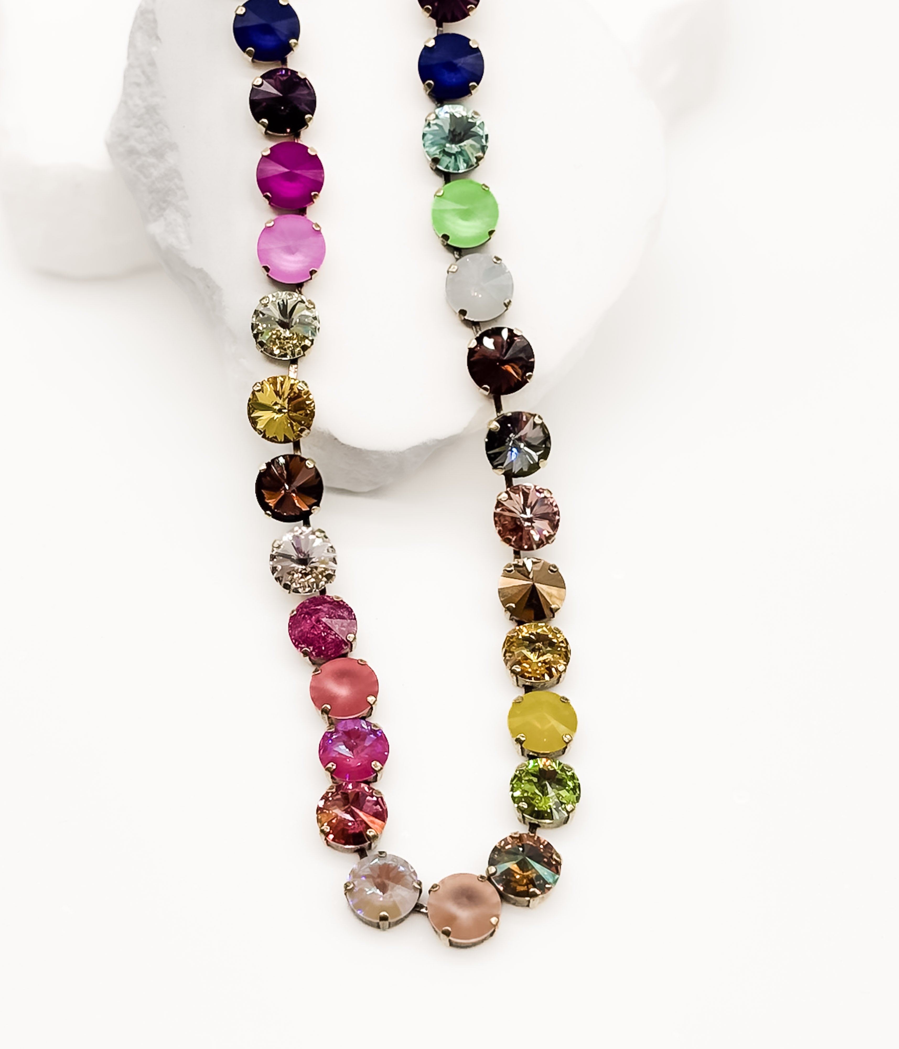 Eliza Necklace in Pink Ombre