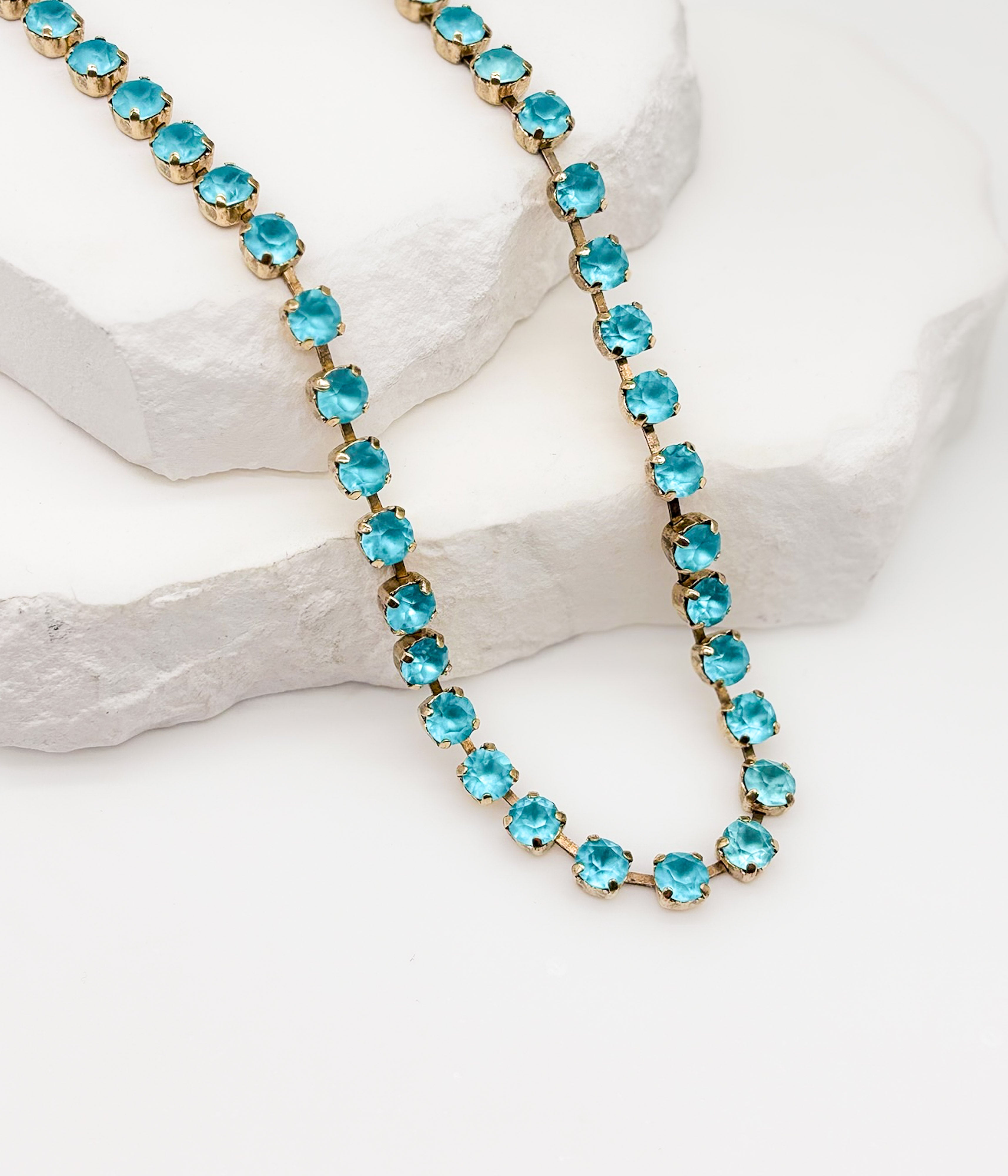 Sarina Necklace in Light Turquoise