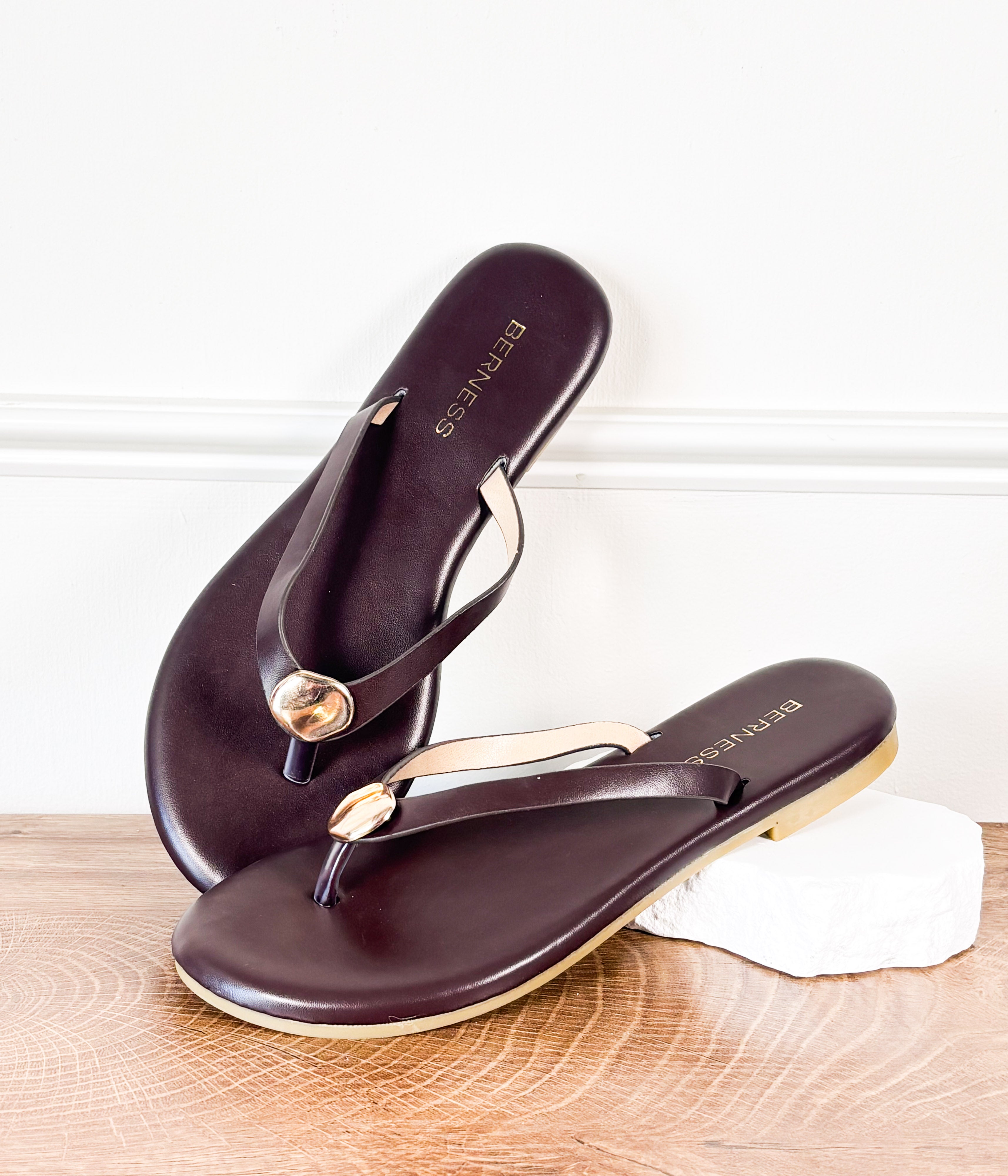 Kellen Sandal in Brown - Rural Haze
