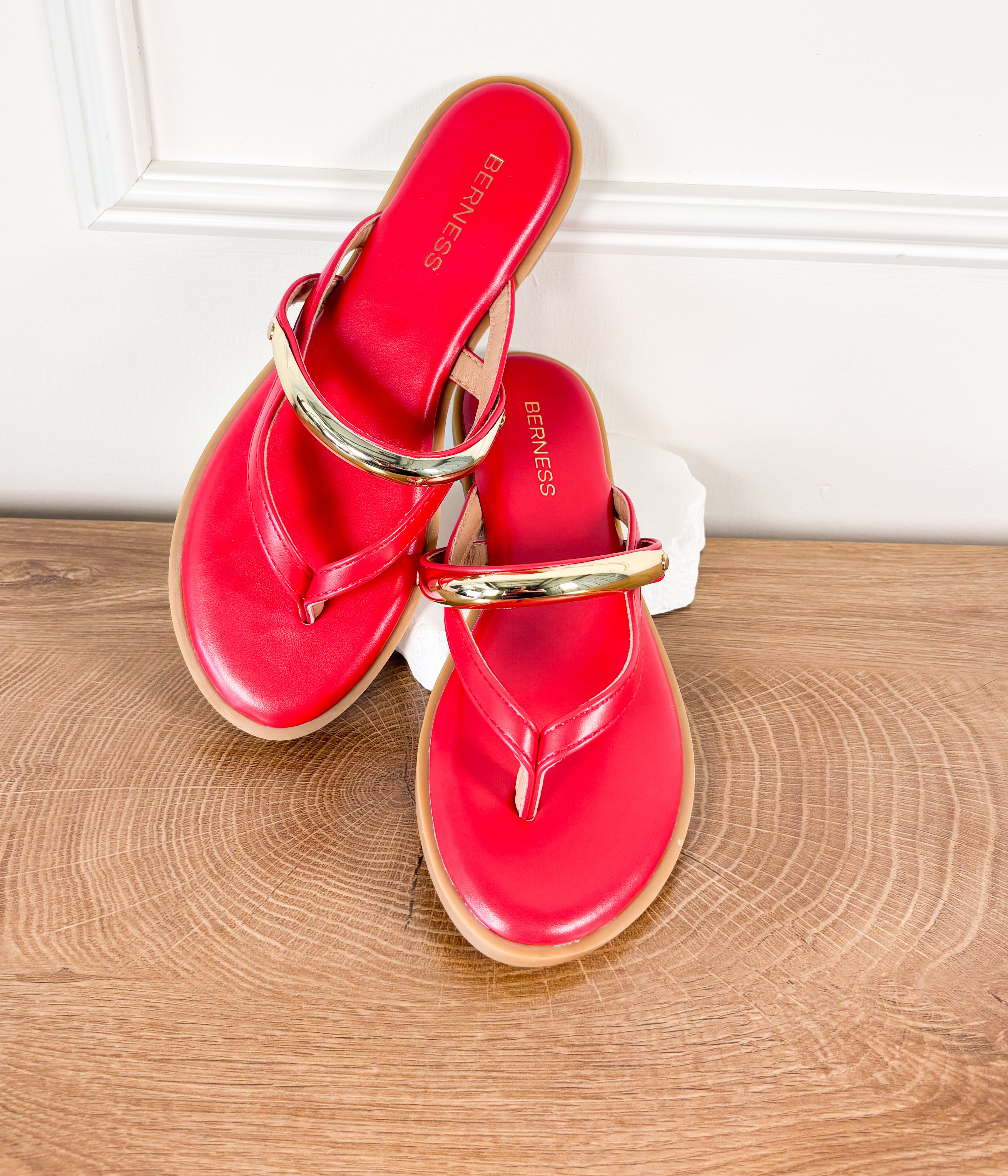 Kara Sandal in Red - Rural Haze