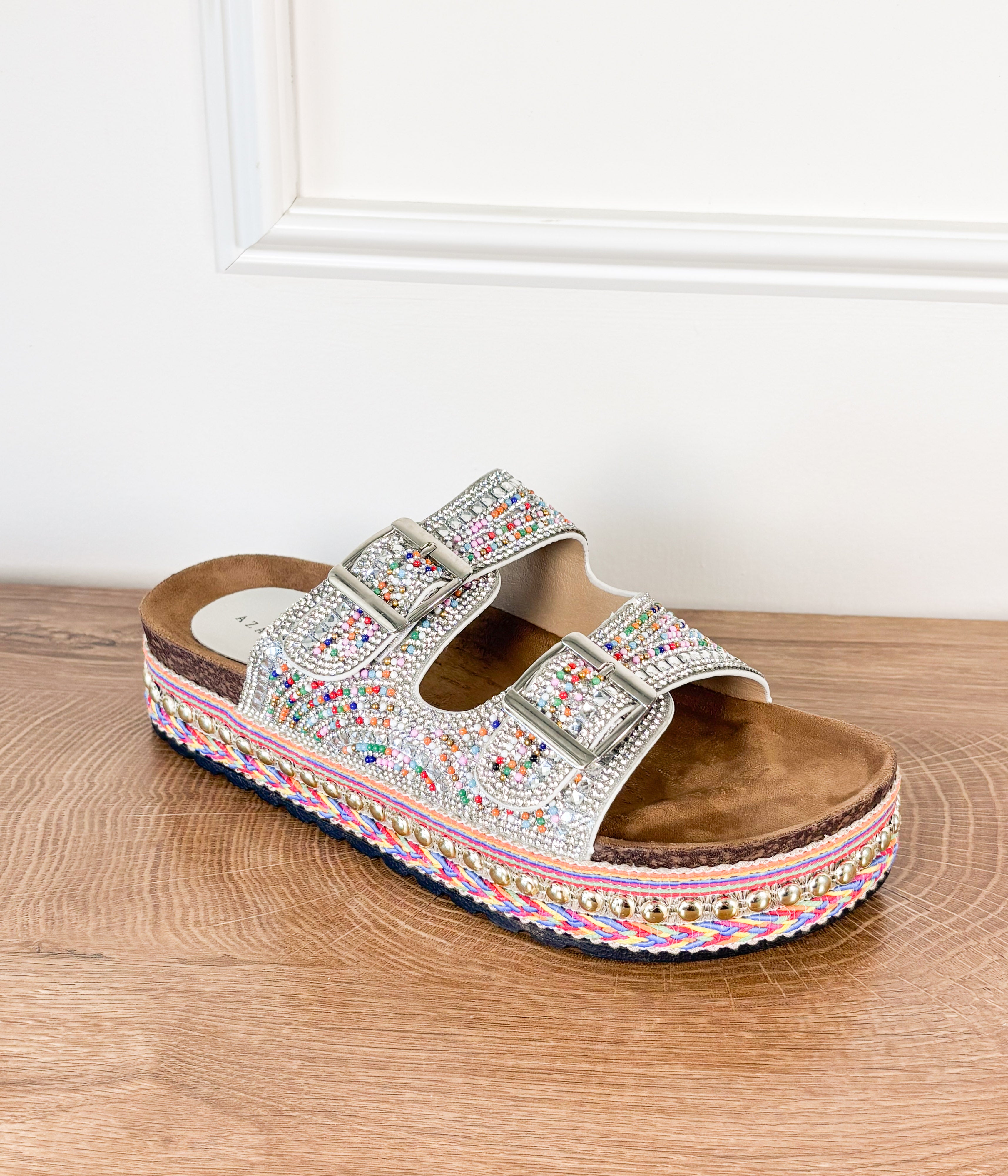 Ezri Sandals in Multi - Rural Haze