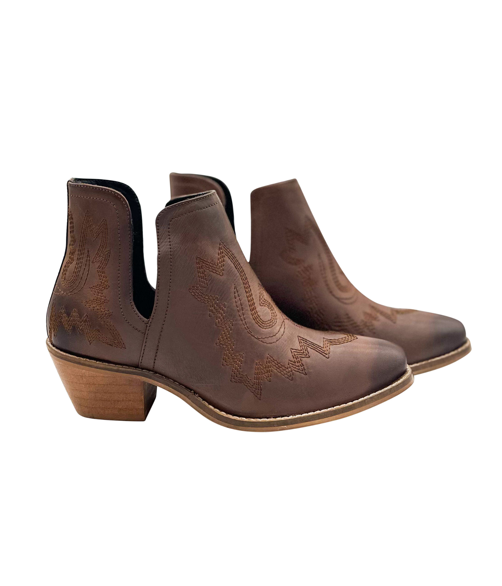 Kickin' Booties in Brown - Rural Haze