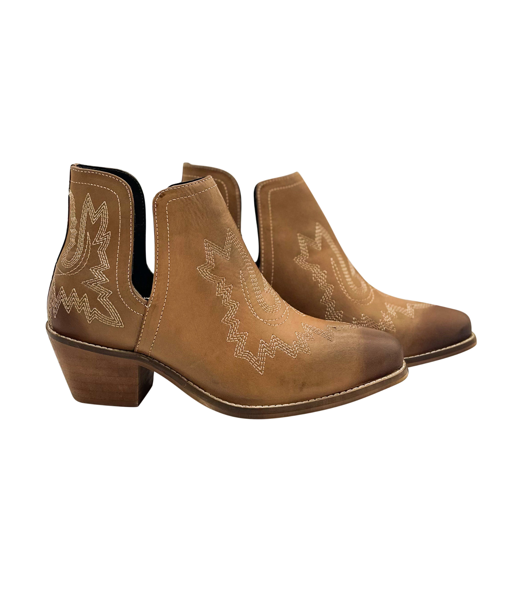 Kickin' Booties in Tan - Rural Haze