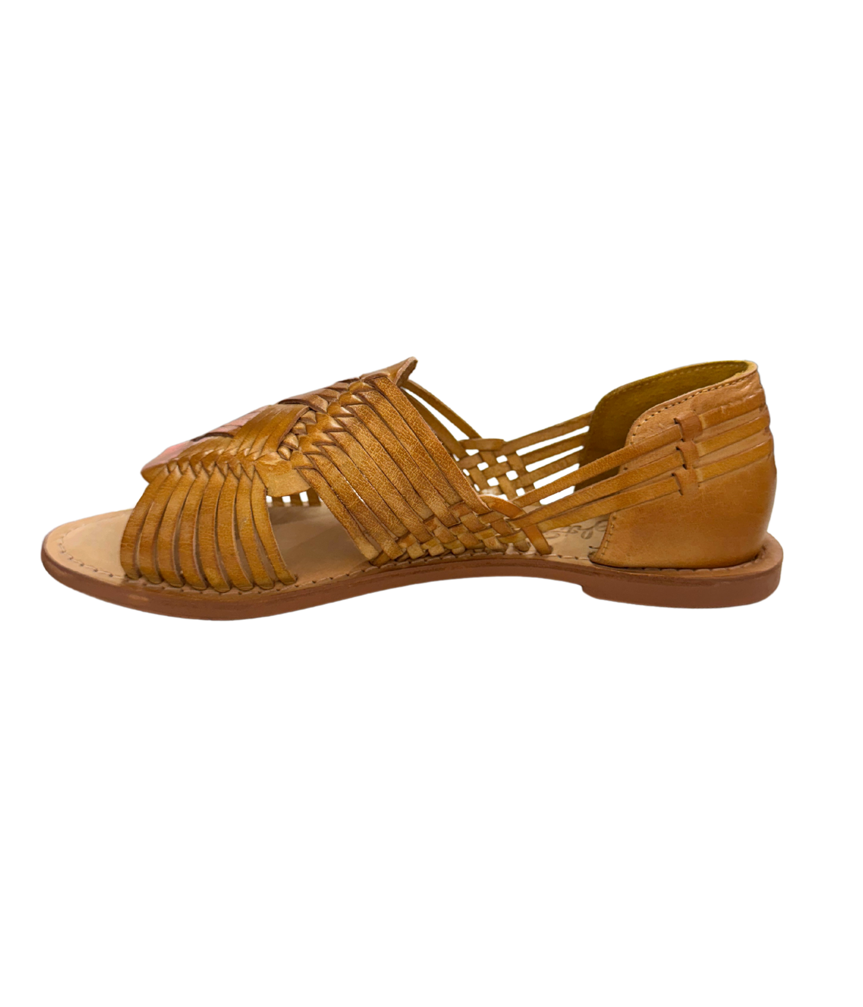 Tawakoni Woven Huarache Sandal in Mustard - Rural Haze