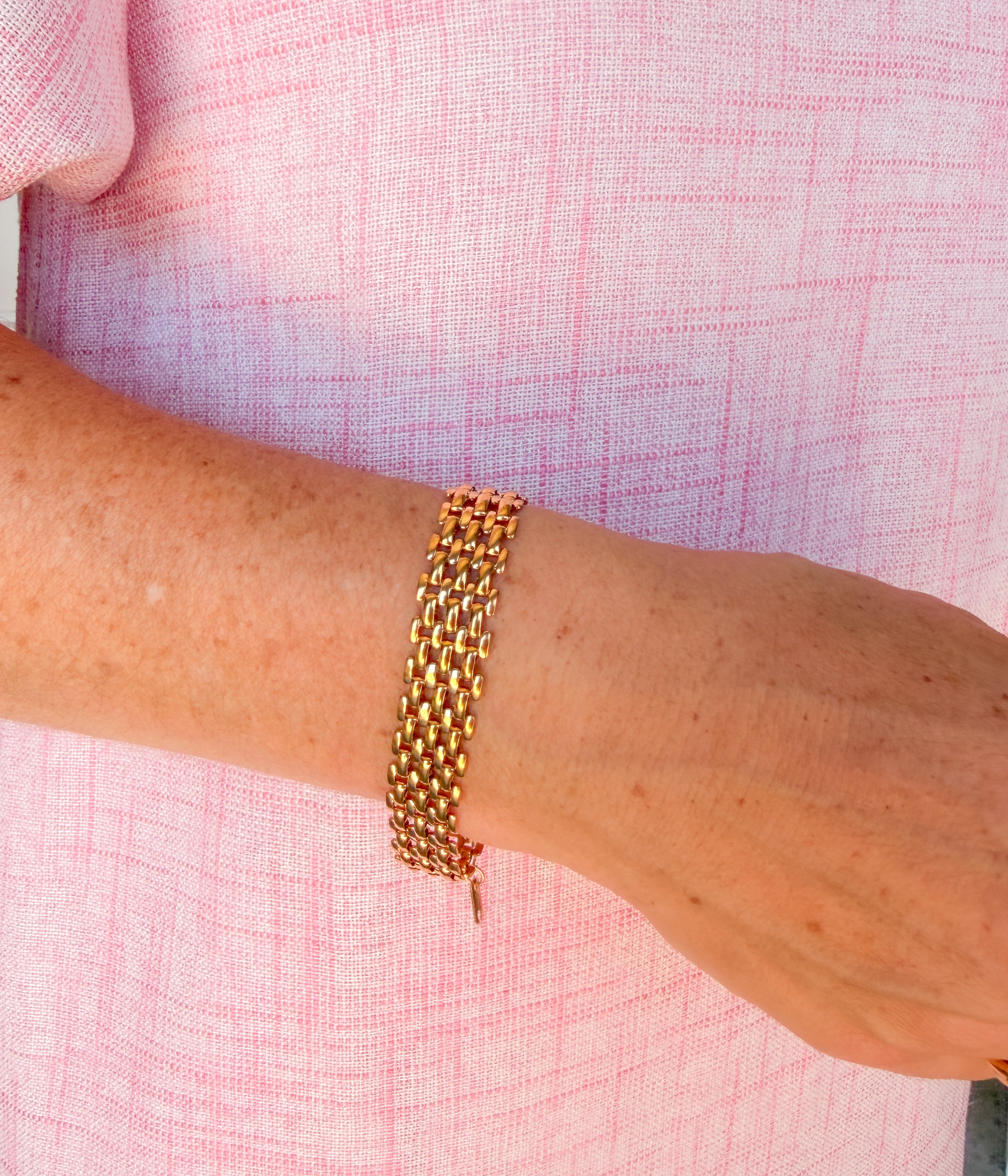 Gold Multi-Link Chain Bracelet