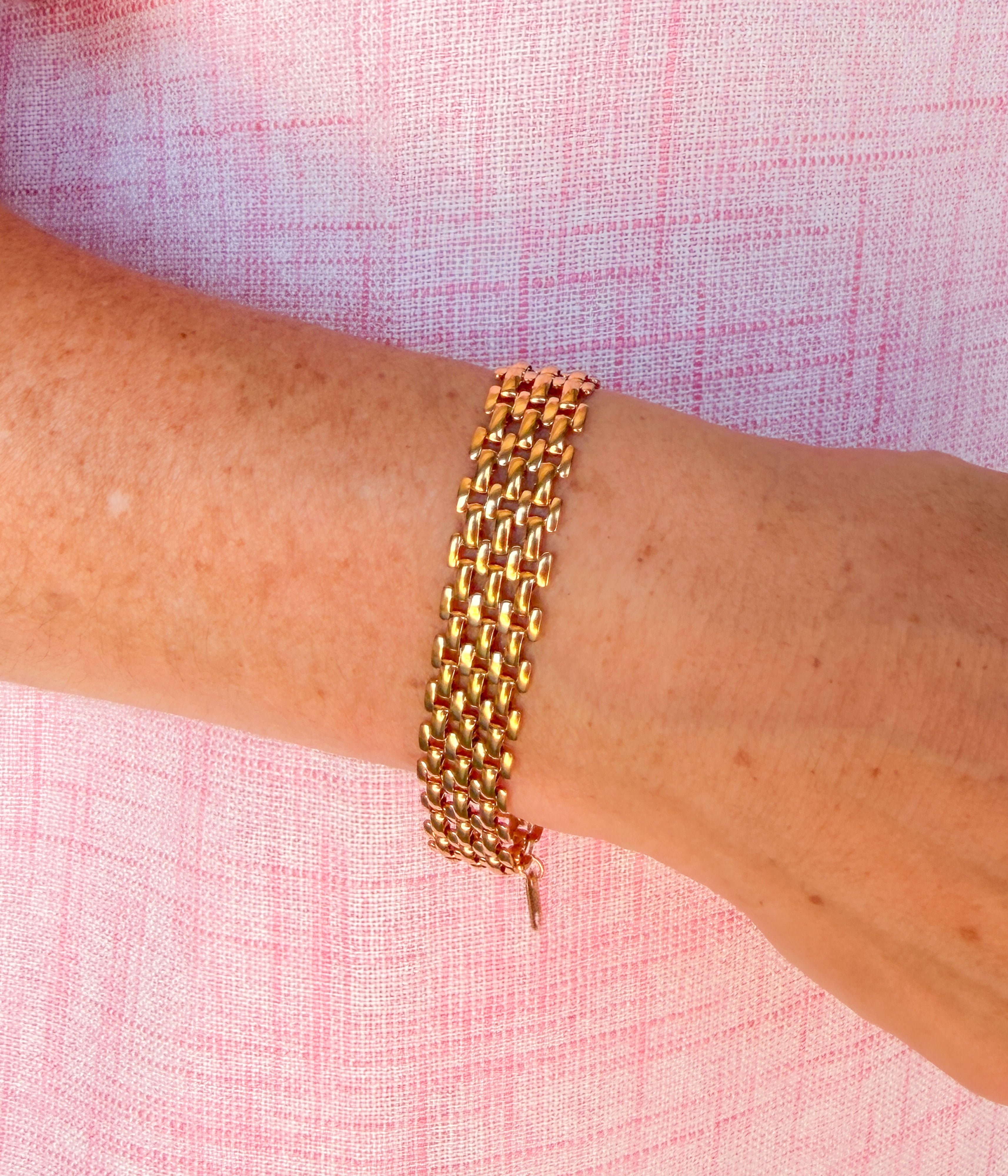 Gold Multi-Link Chain Bracelet