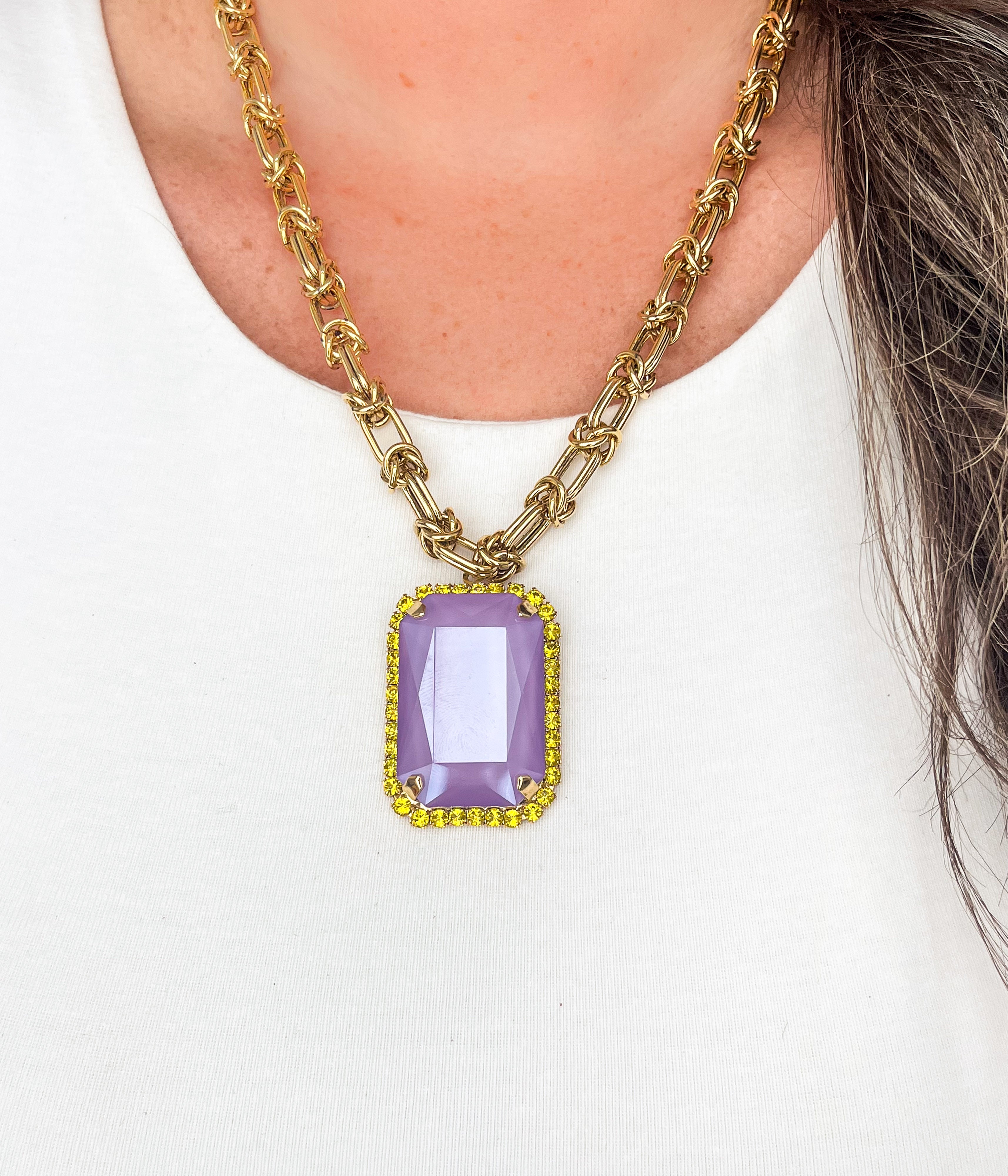 Soleil Necklace in Ultra Lilac