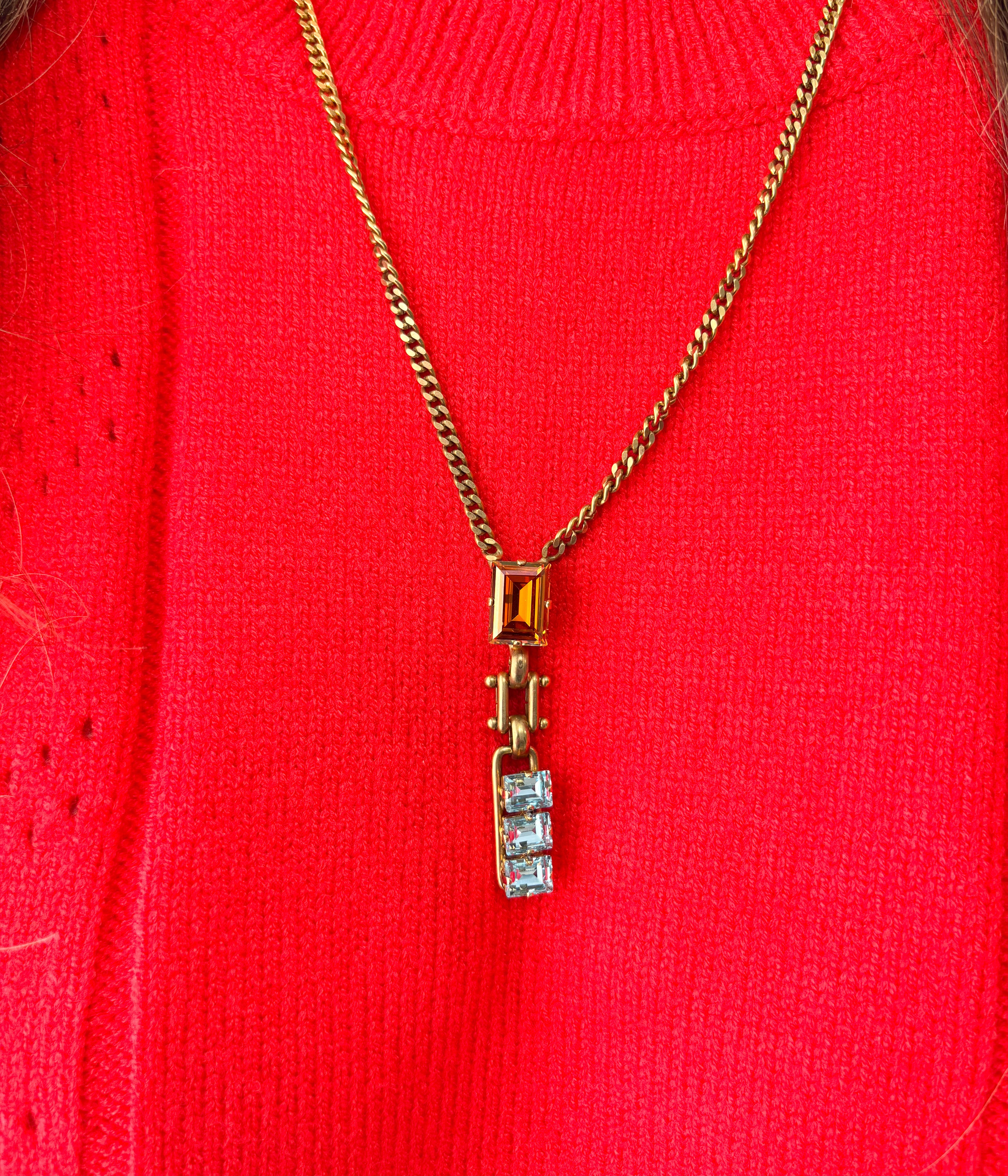 Rhett Necklace in Antique Gold