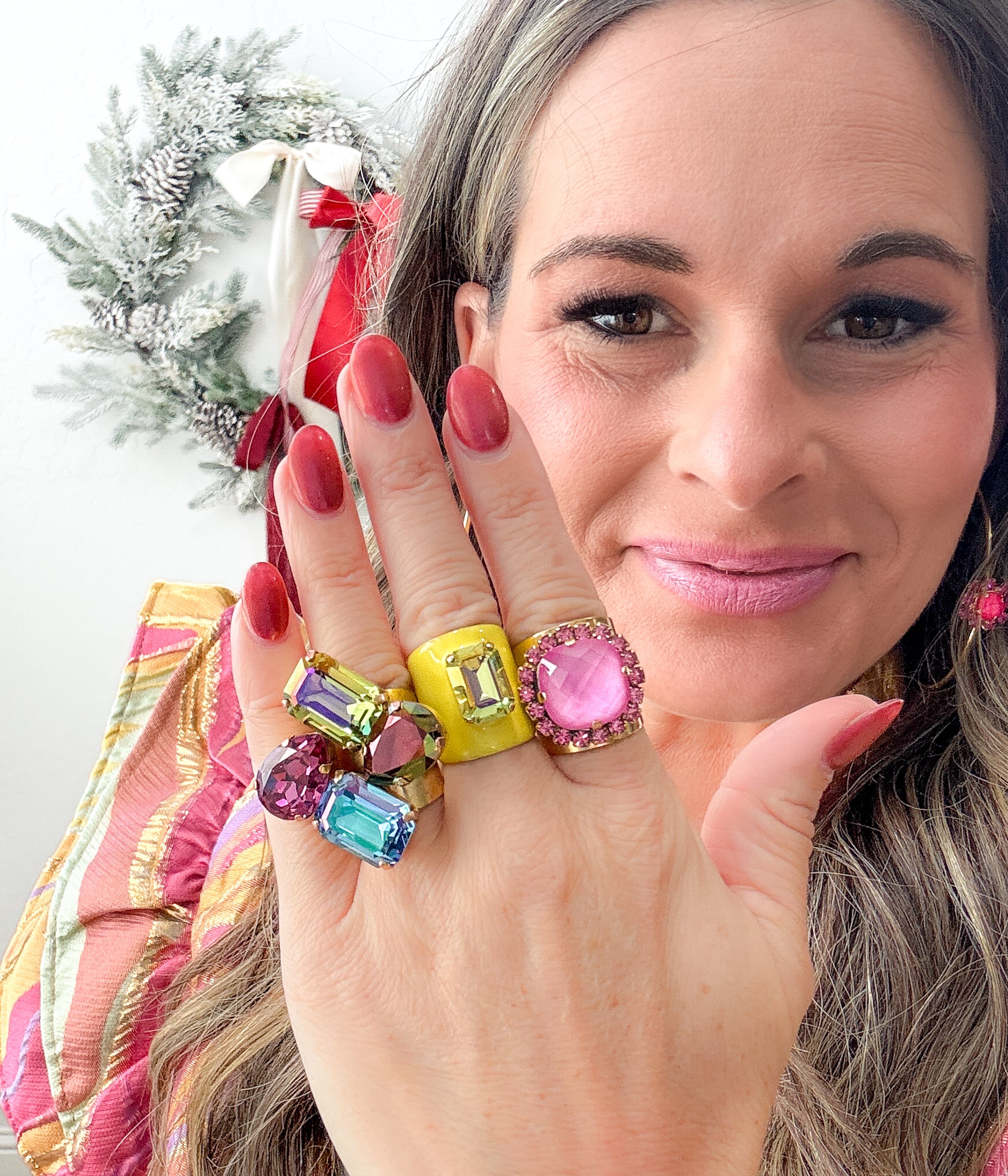 Jacci Ring in Fuschia