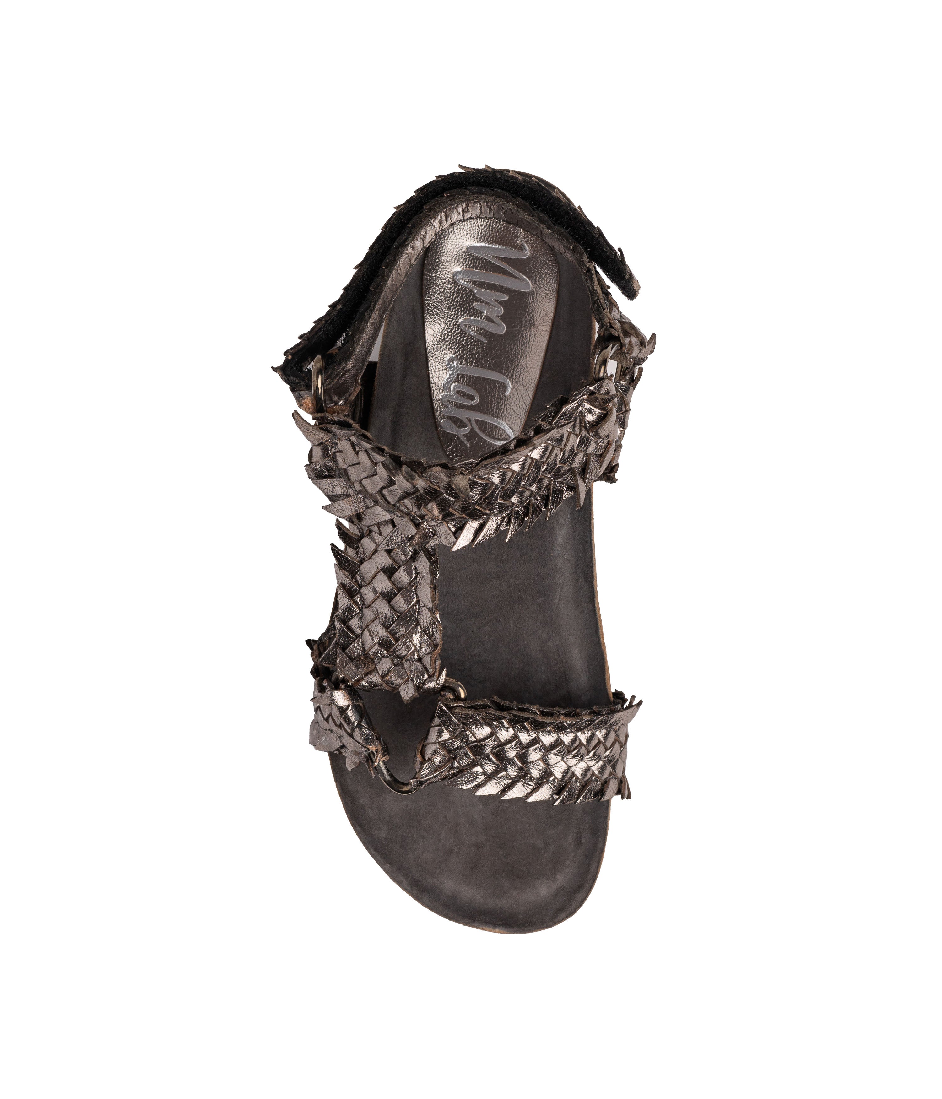 River Dance Woven Sandal in Pewter - Rural Haze
