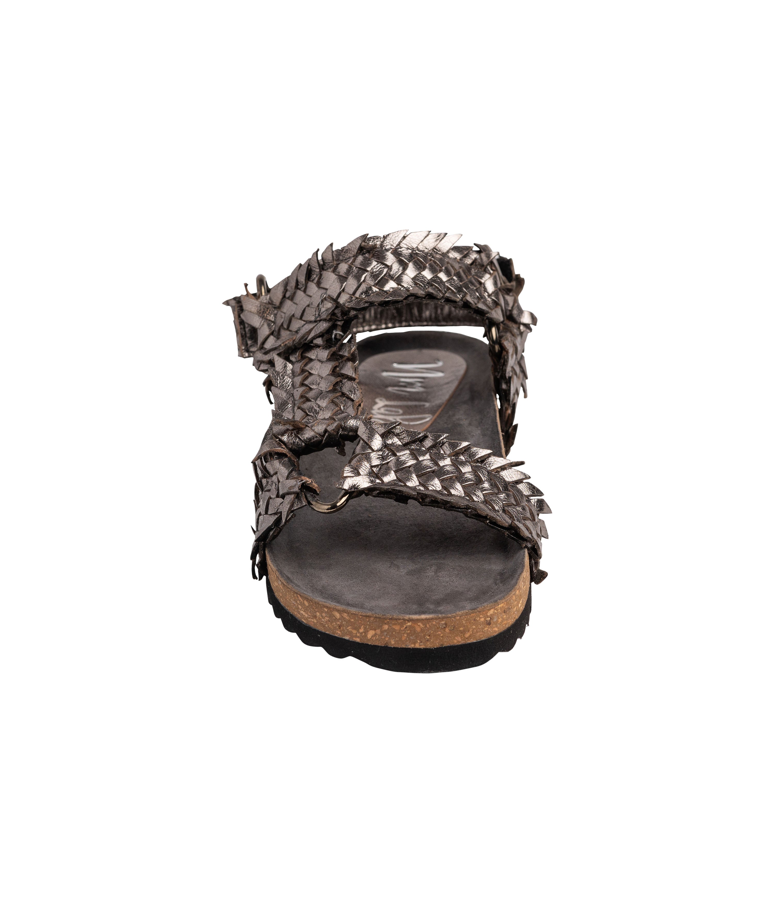 River Dance Woven Sandal in Pewter - Rural Haze