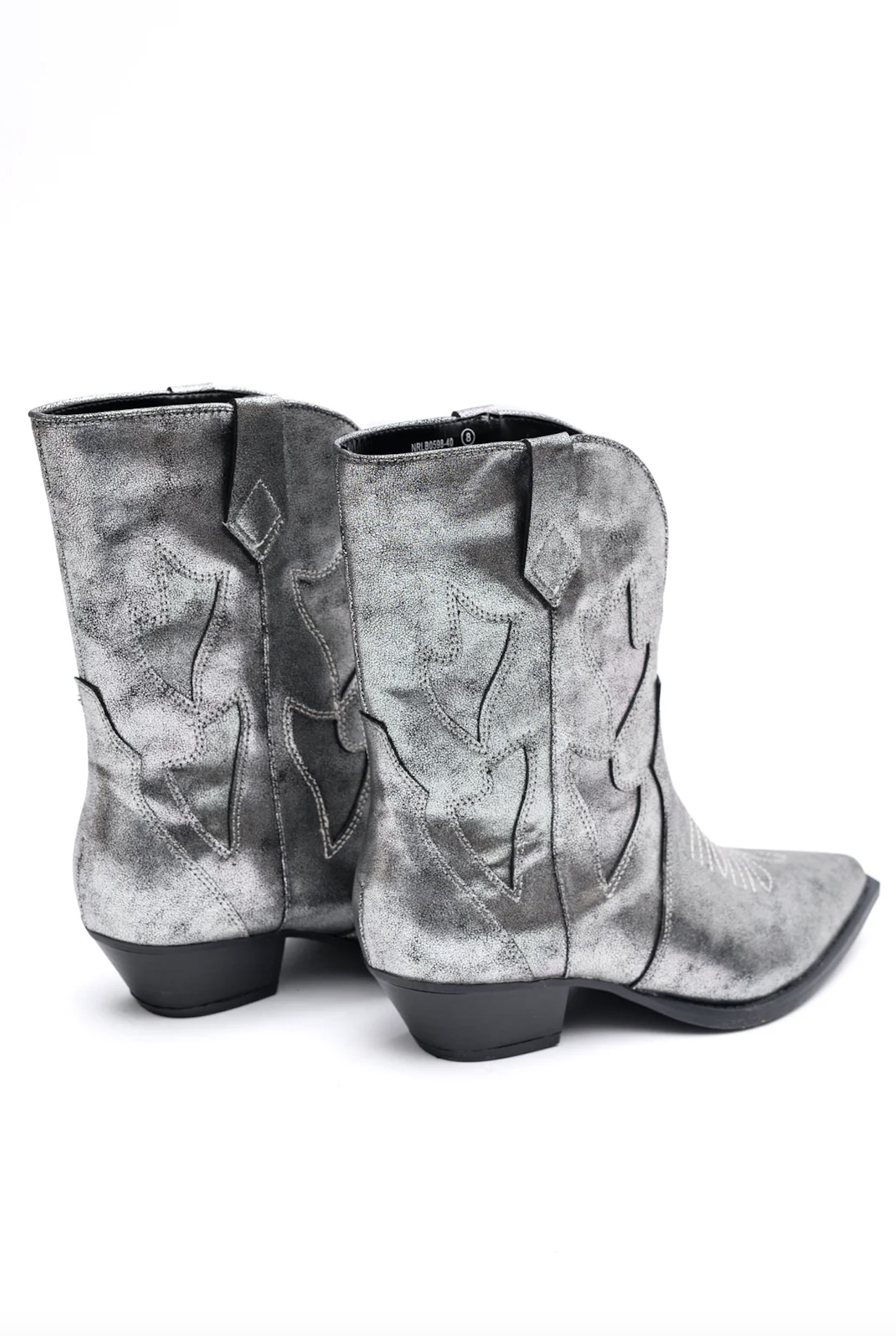 Jersey Metallic Boot in Silver - Rural Haze