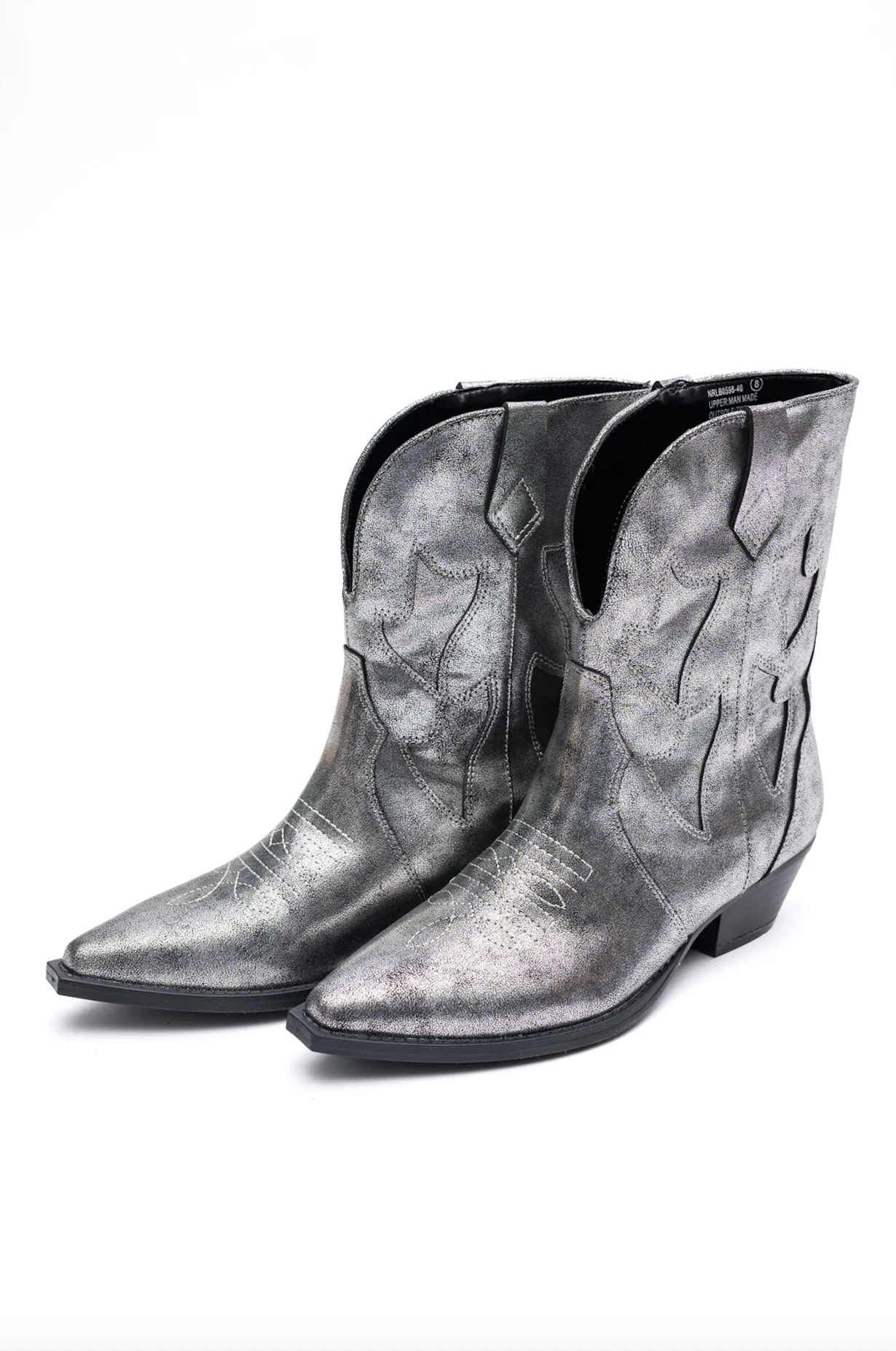 Jersey Metallic Boot in Silver - Rural Haze