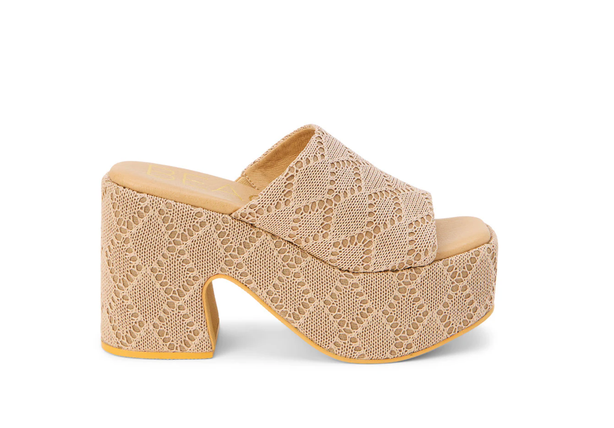 Como Platform Sandals in Natural