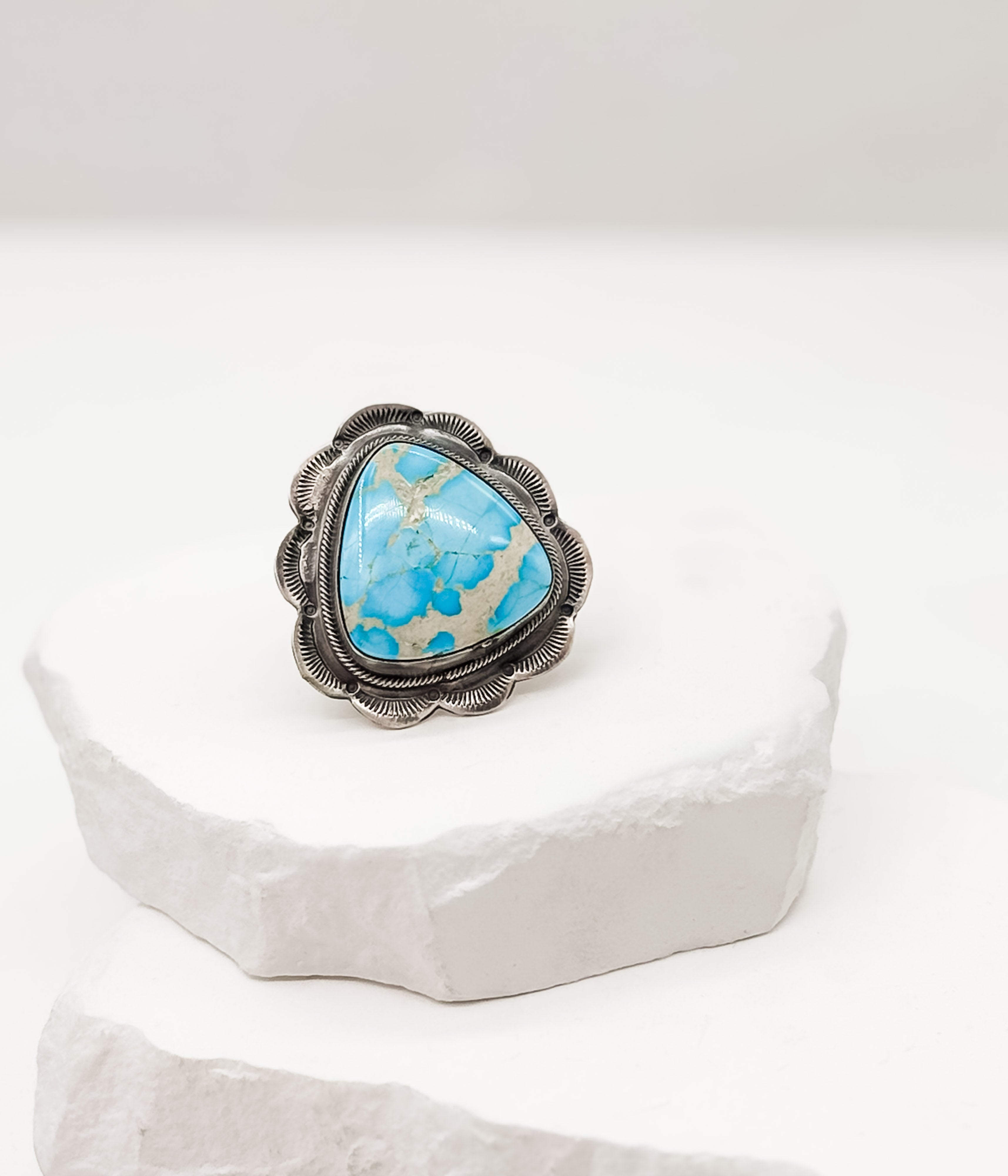 Kingman Turquoise Large Ring