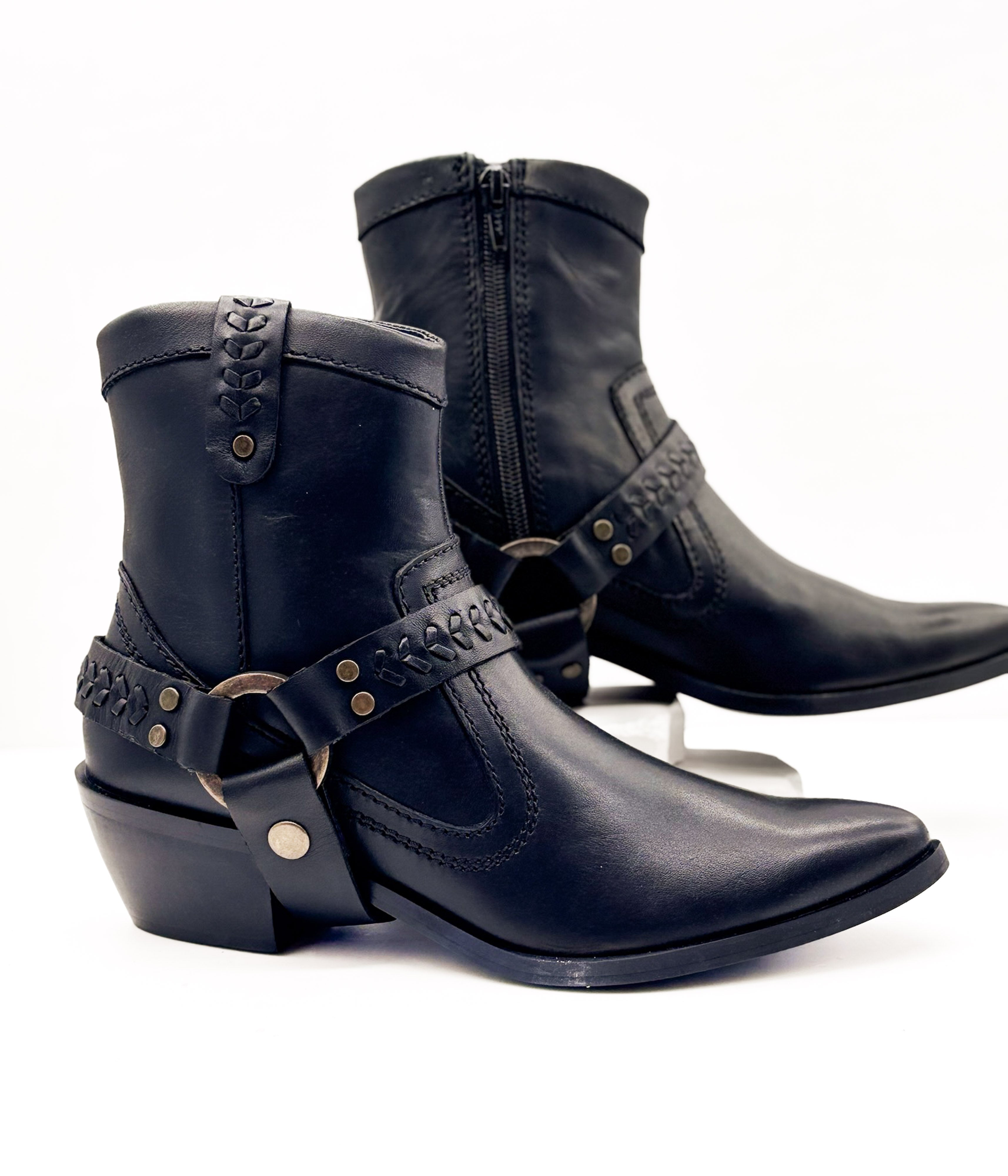 Smithy Suede Ankle Boot in Black