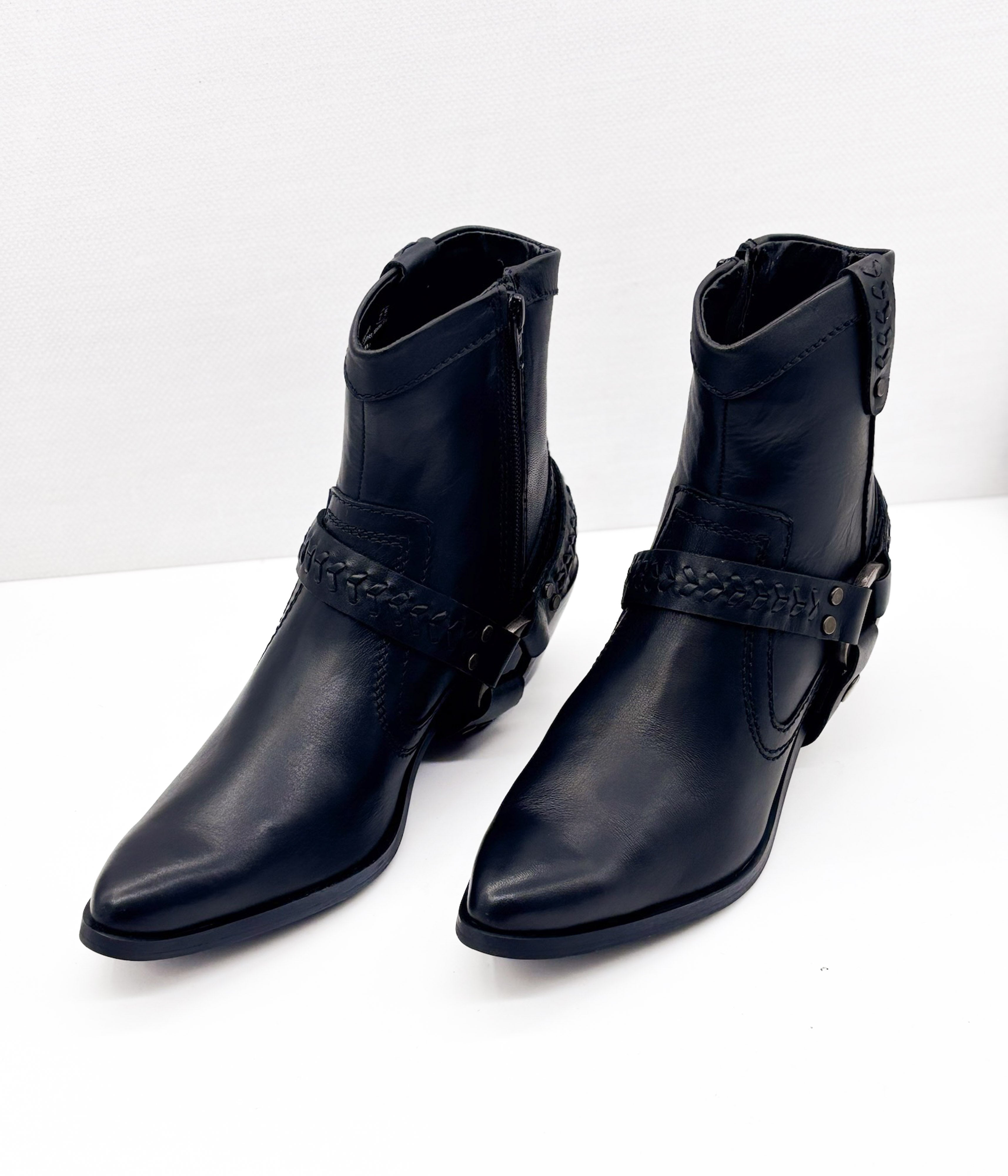 Smithy Suede Ankle Boot in Black