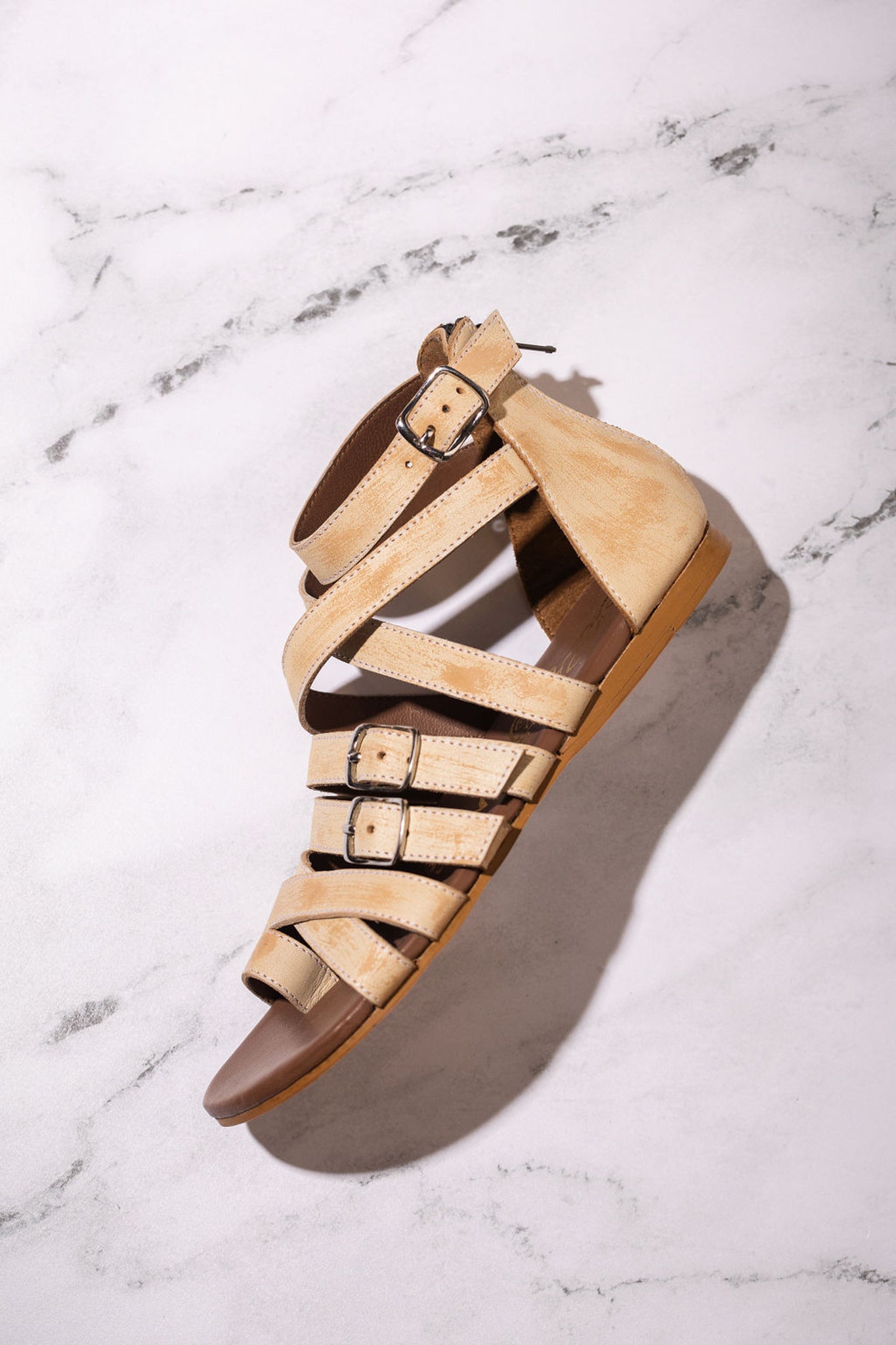 Blair Sandals in White - Rural Haze