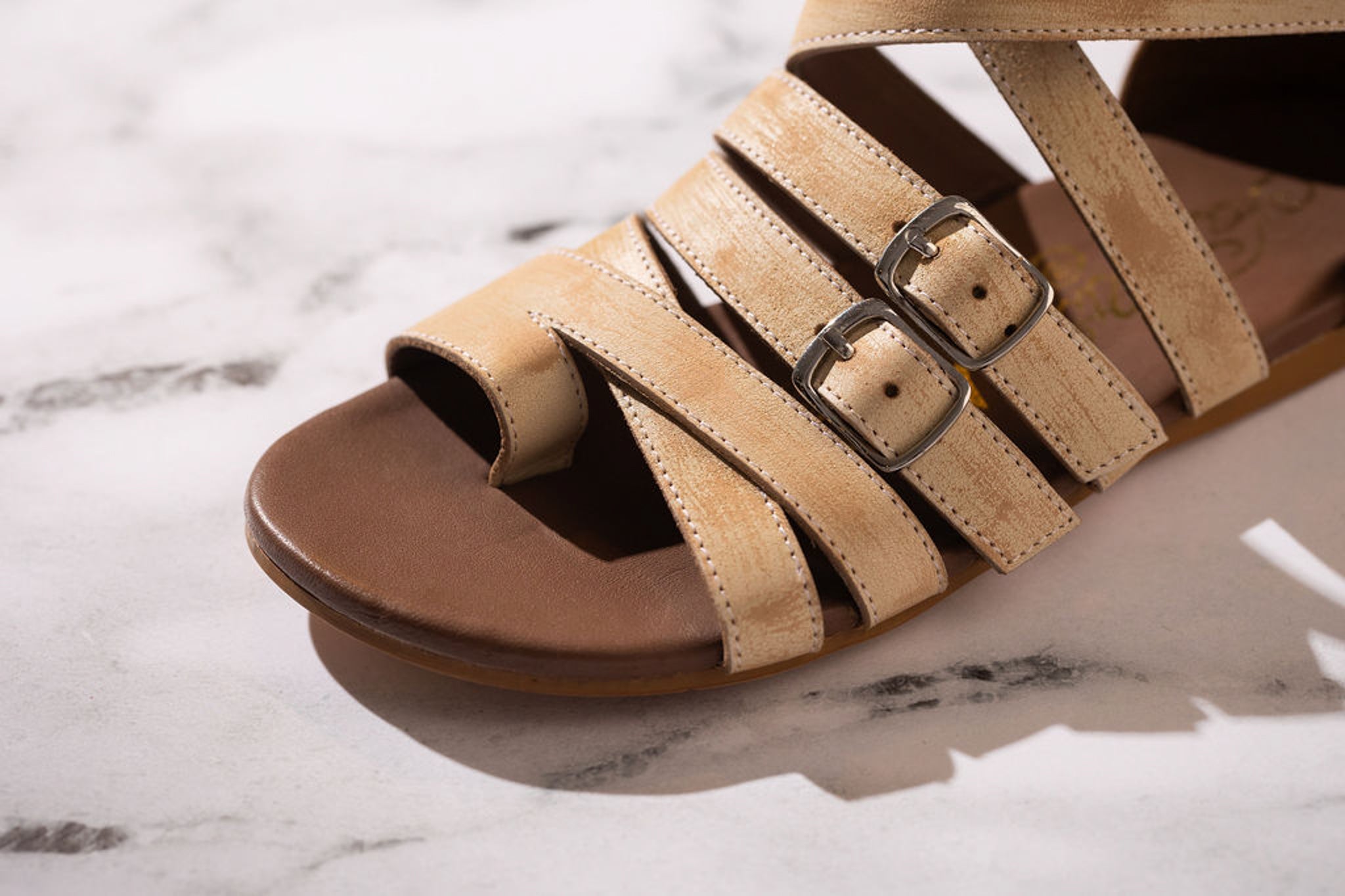 Blair Sandals in White - Rural Haze