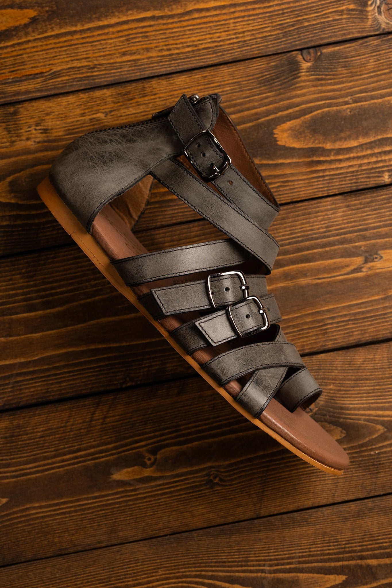 Blair Sandals in Black - Rural Haze