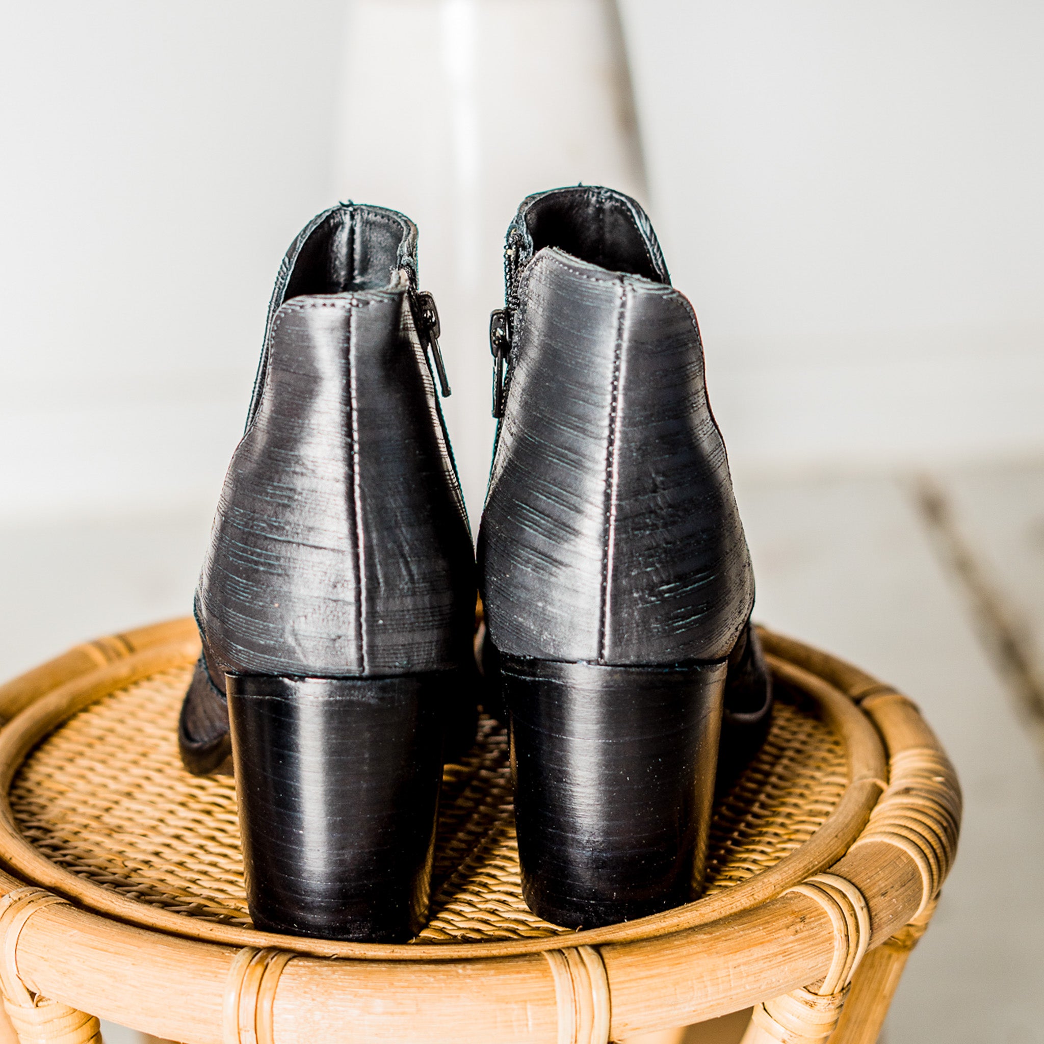 Blurred Lines Ankle Boot in Black - Rural Haze