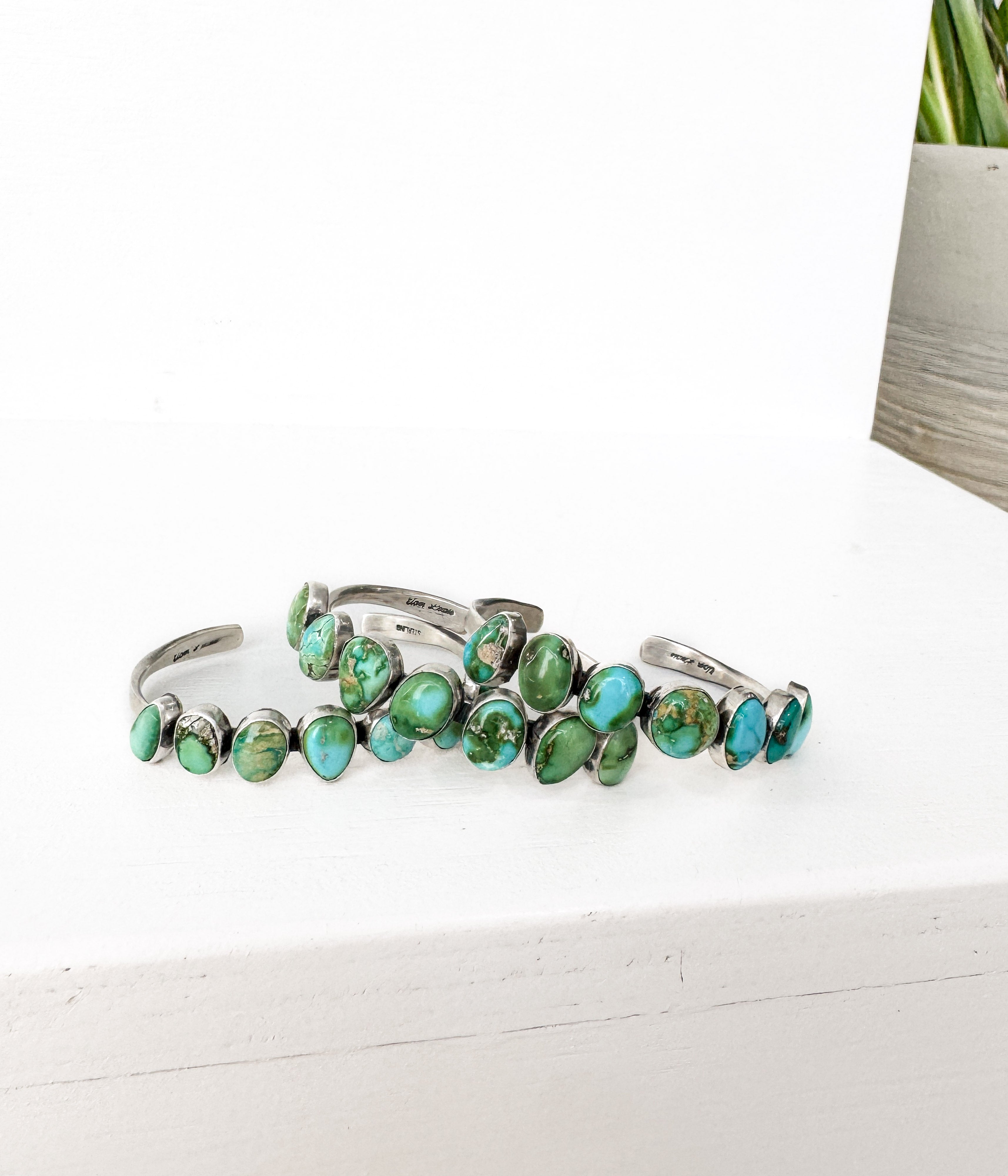 7 Stone Kingman Turquoise Cuff