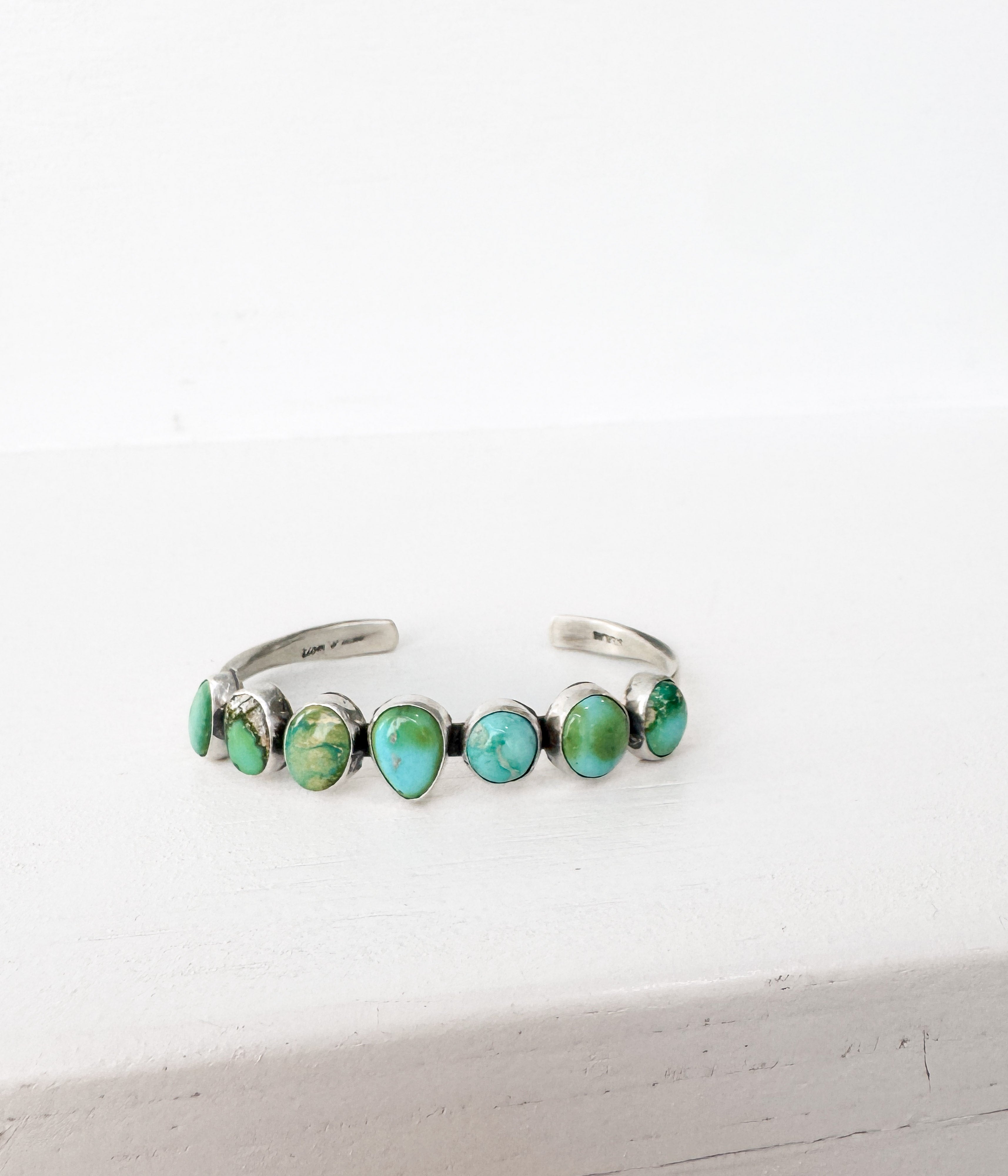 7 Stone Kingman Turquoise Cuff