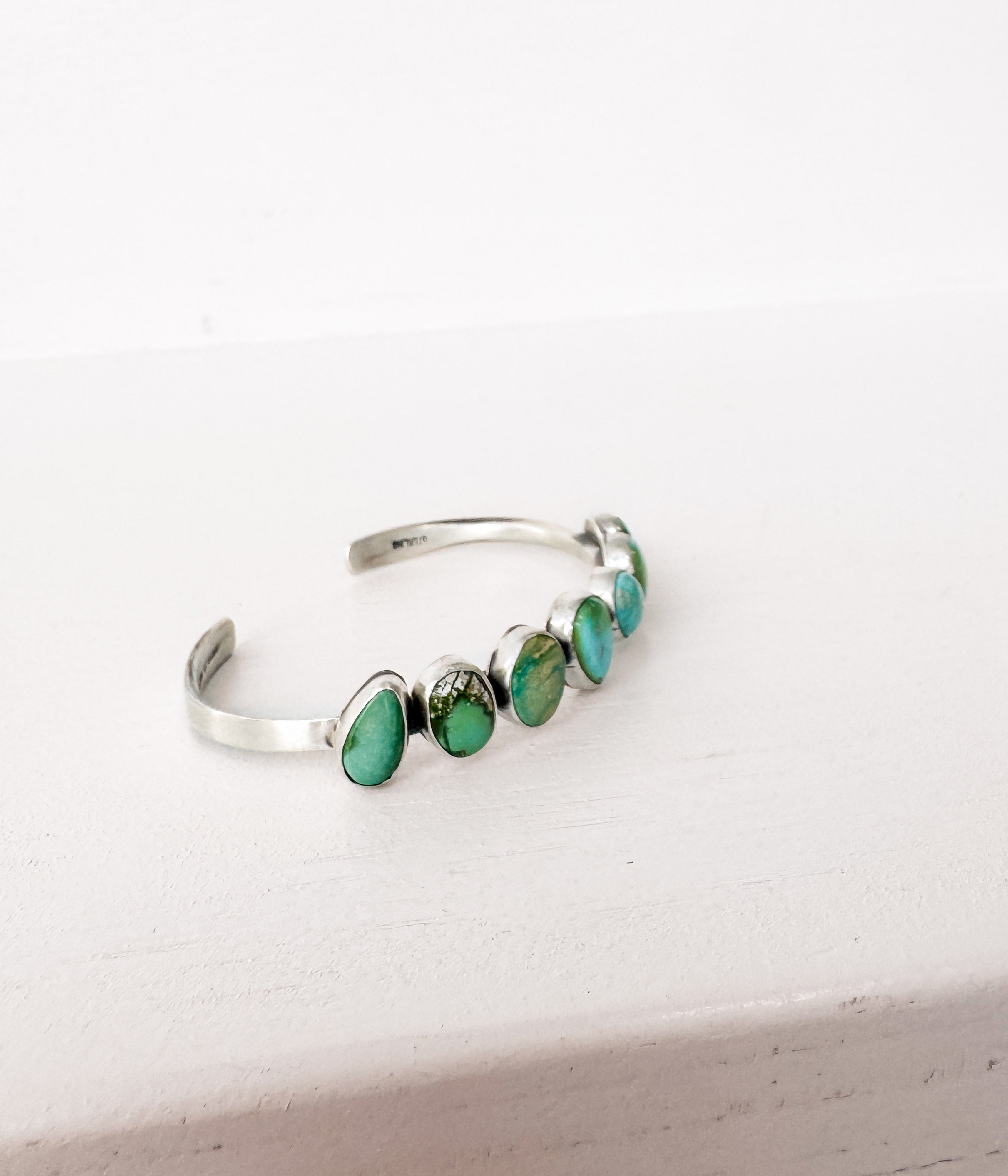 7 Stone Kingman Turquoise Cuff