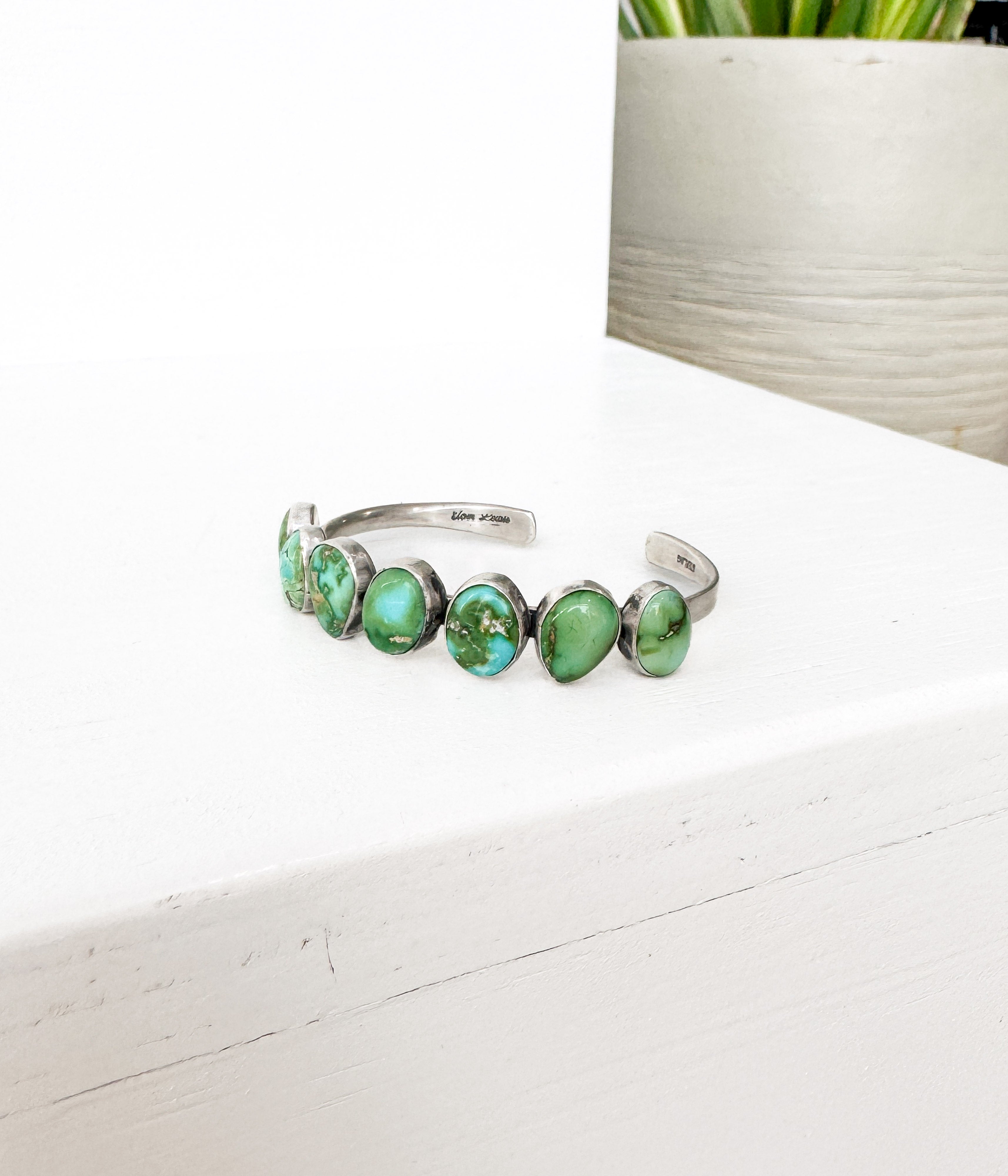 7 Stone Kingman Turquoise Cuff - Rural Haze