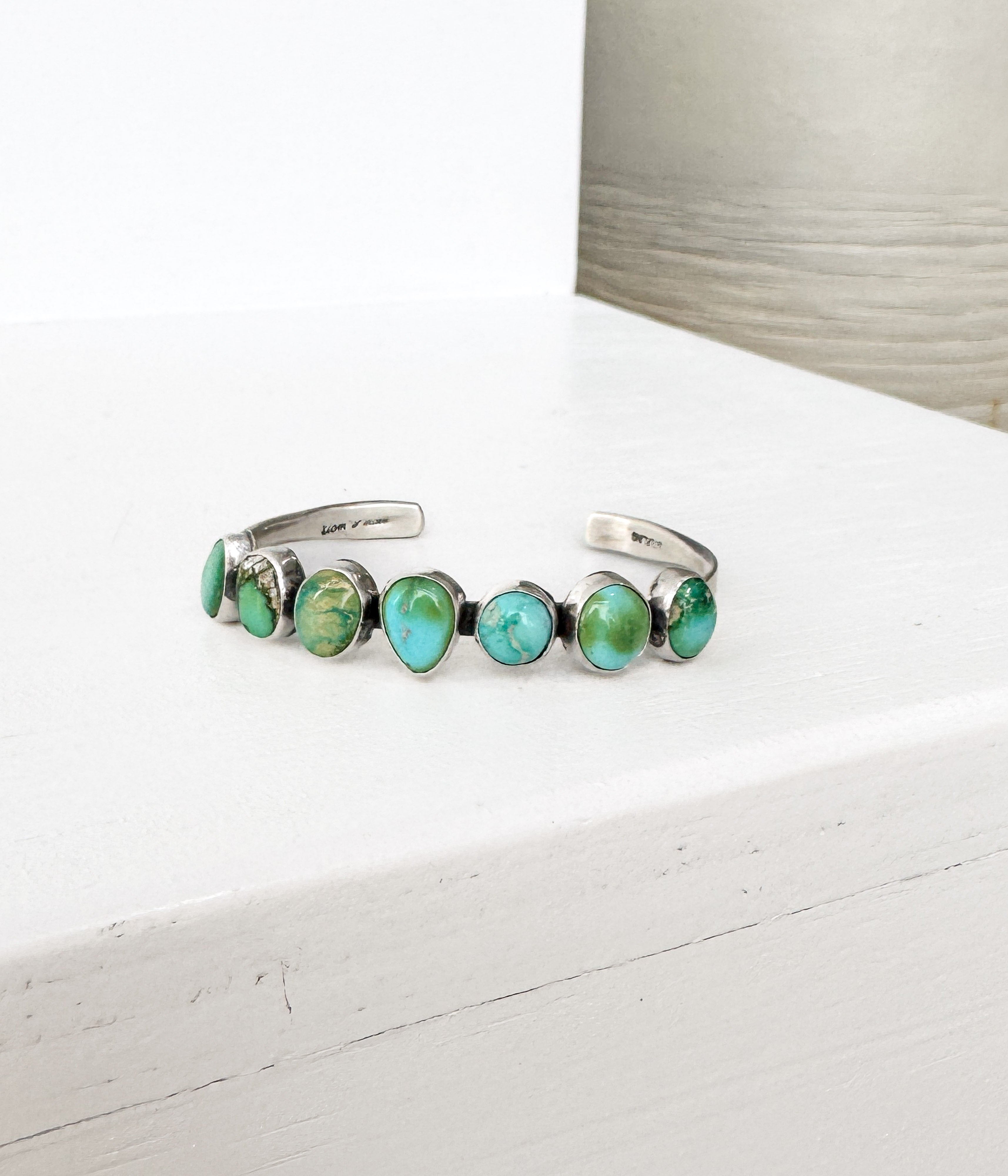 7 Stone Kingman Turquoise Cuff - Rural Haze