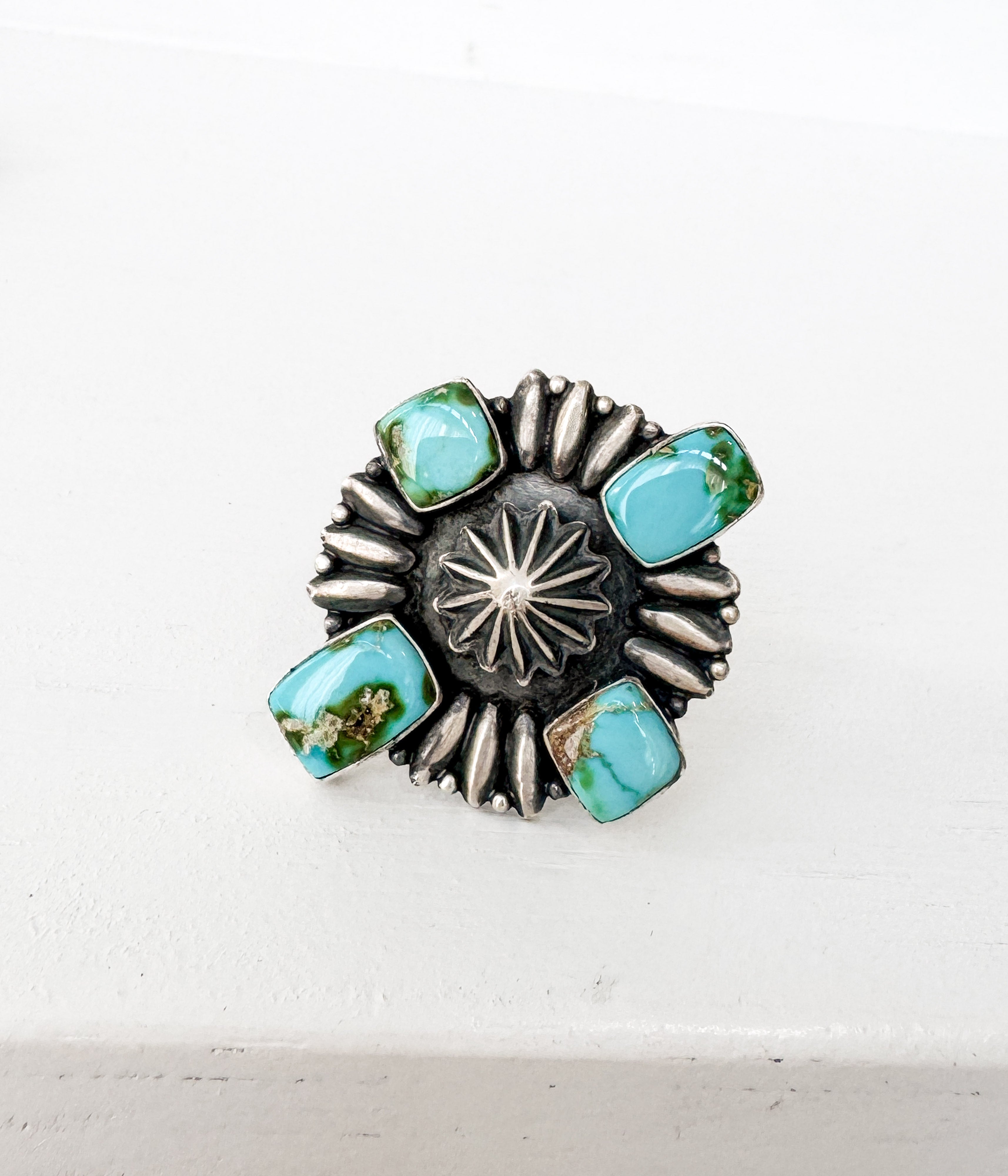 Adjustable Blue Ridge Four Stone Ring