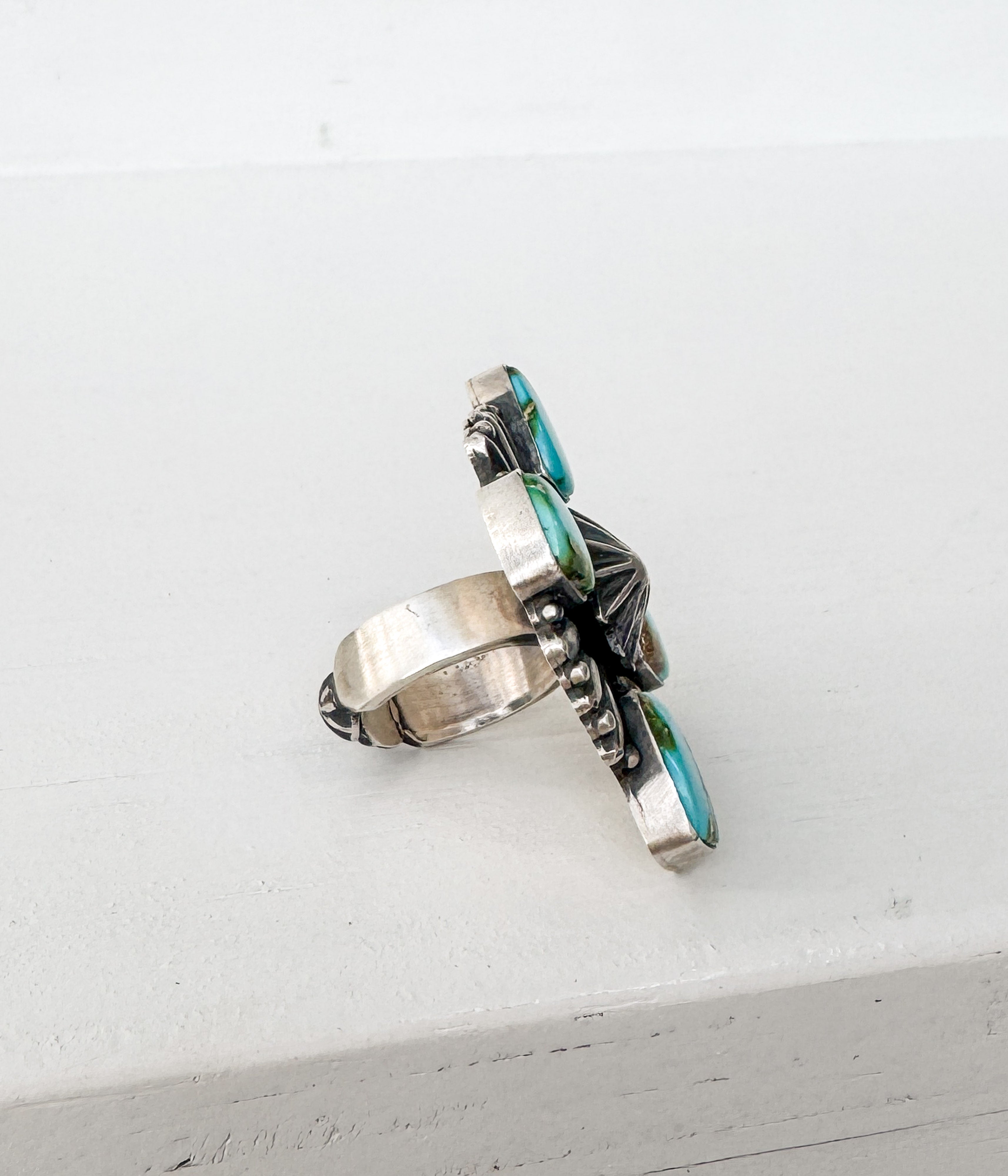 Adjustable Blue Ridge Four Stone Ring