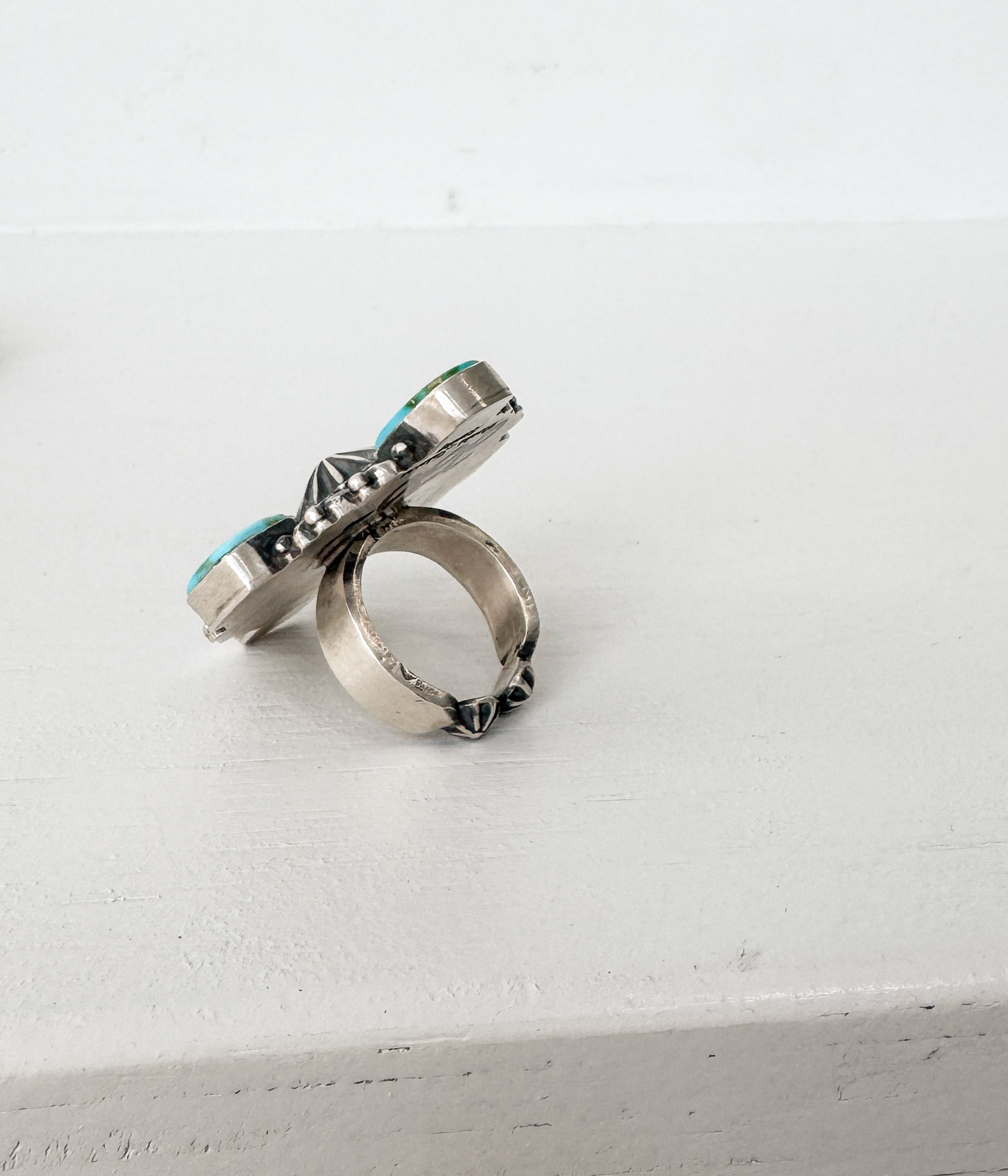 Adjustable Blue Ridge Four Stone Ring