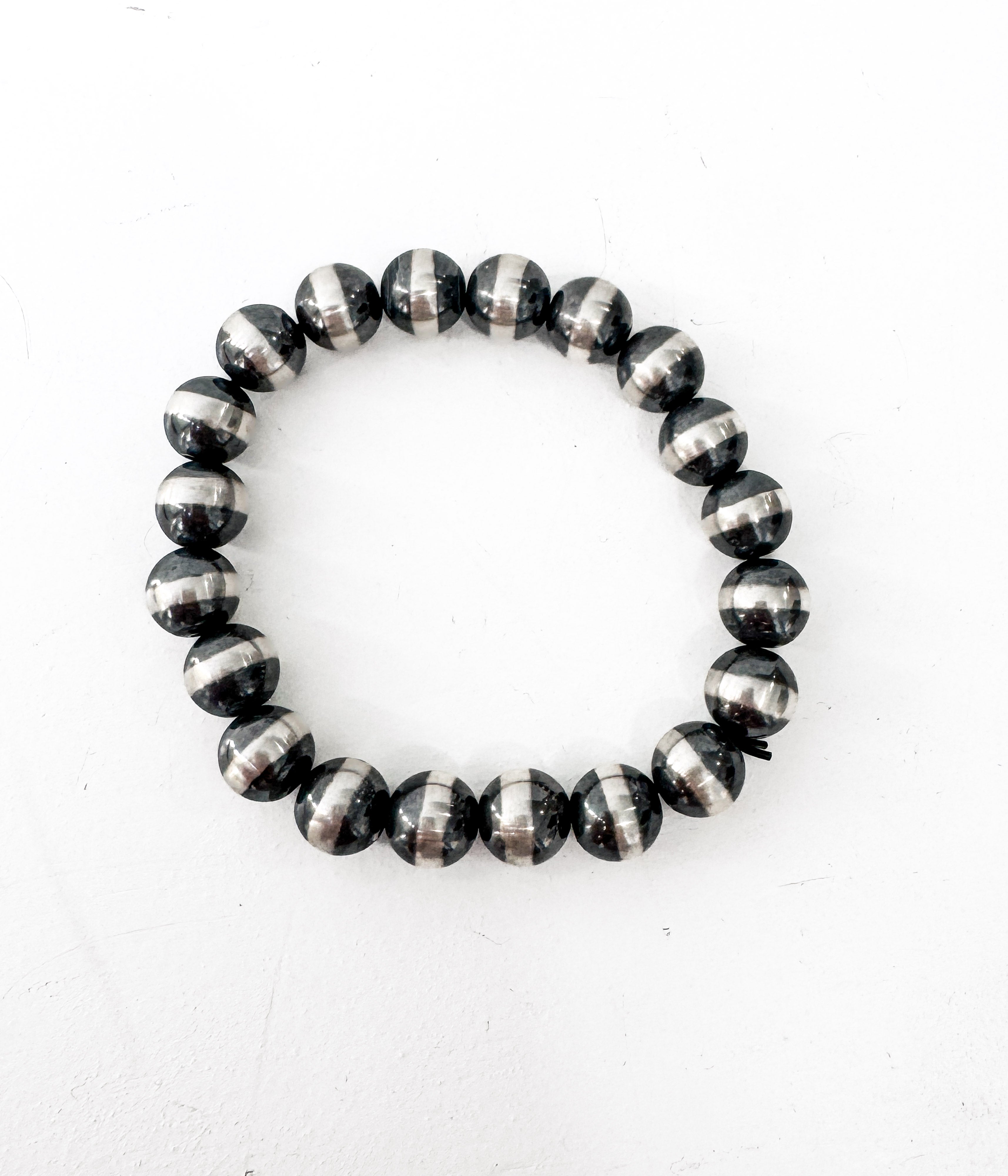 10mm Navajo Pearl Stretch Bracelet