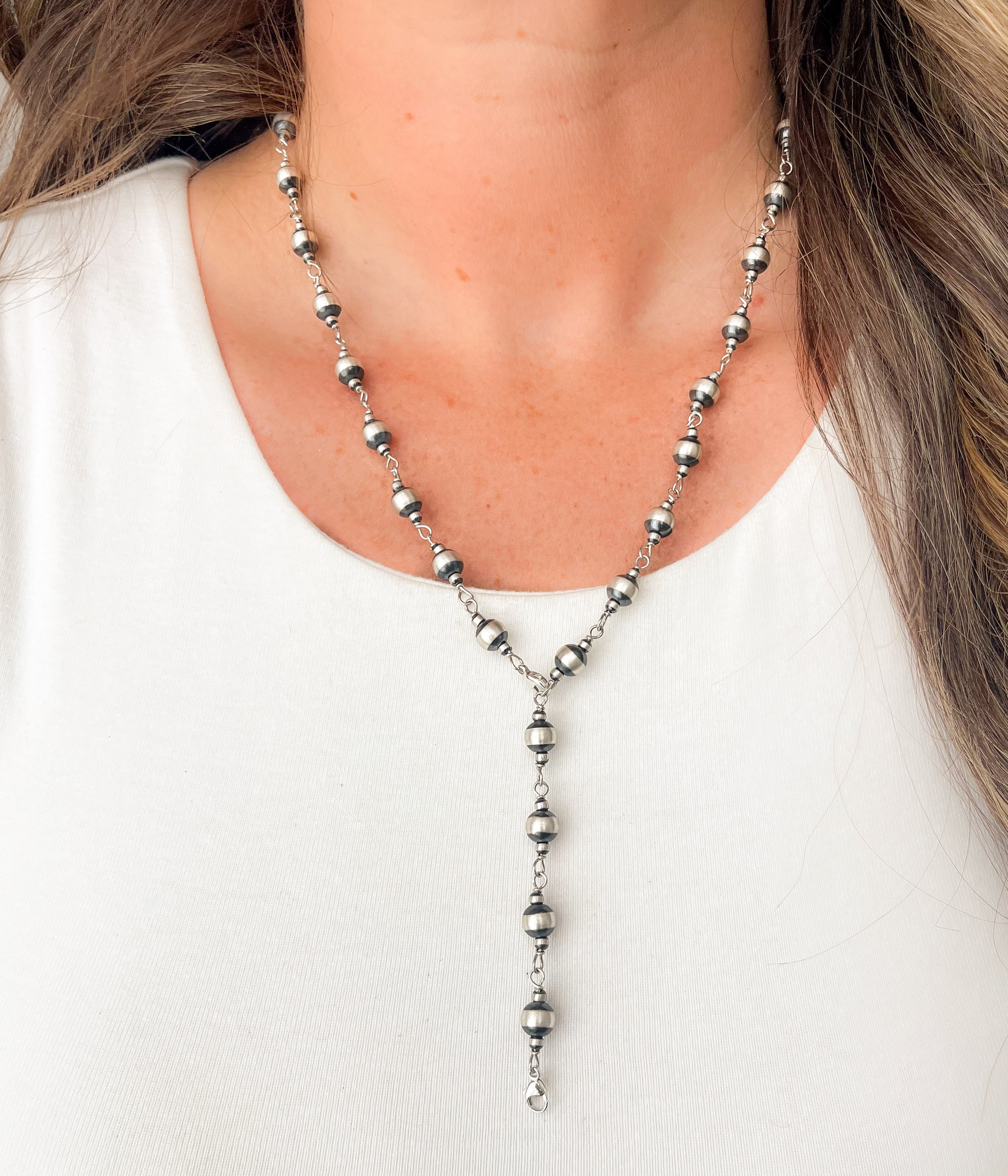 Navajo Pearl Adjustable Necklace