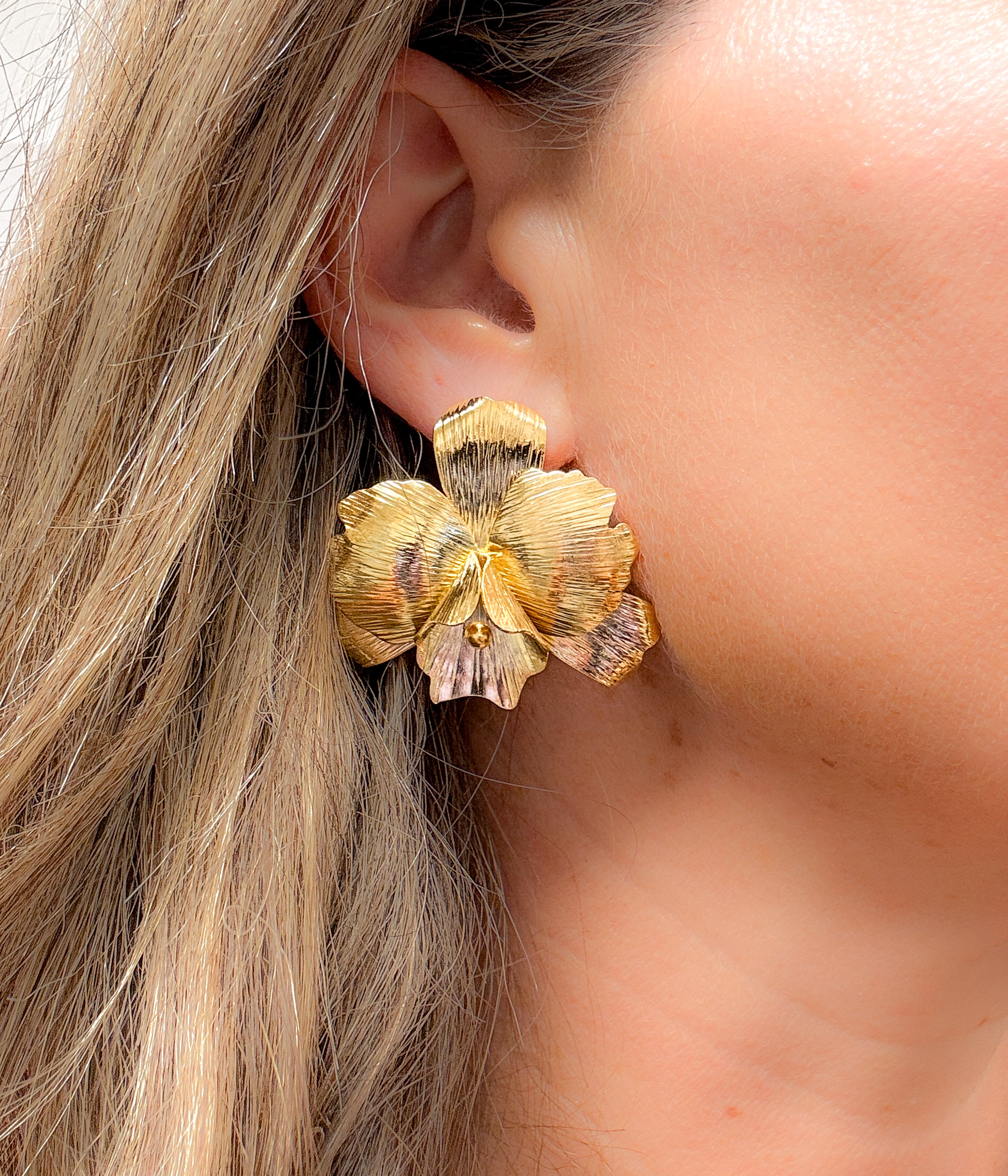 Orquidea Gold Earrings