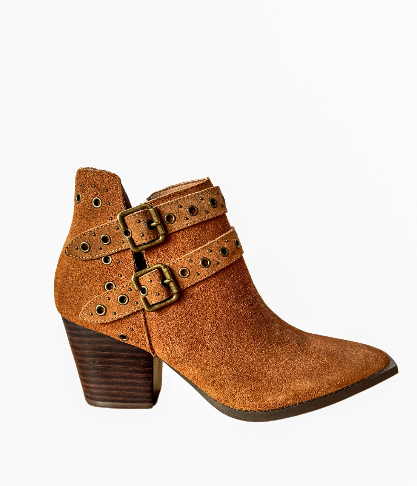 Elsa Leather Ankle Boot in Tan - Rural Haze