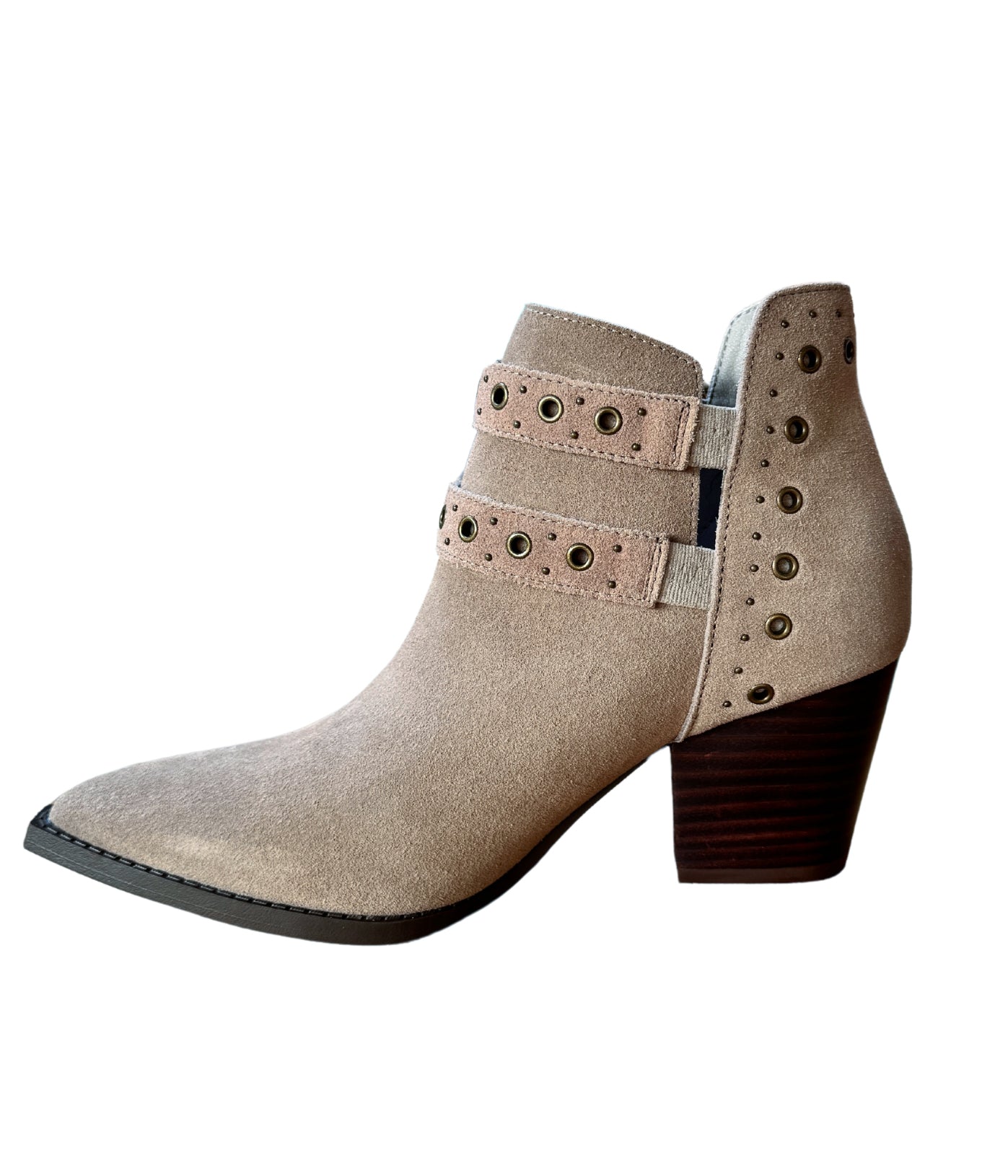 Elsa Leather Ankle Boot in Taupe - Rural Haze