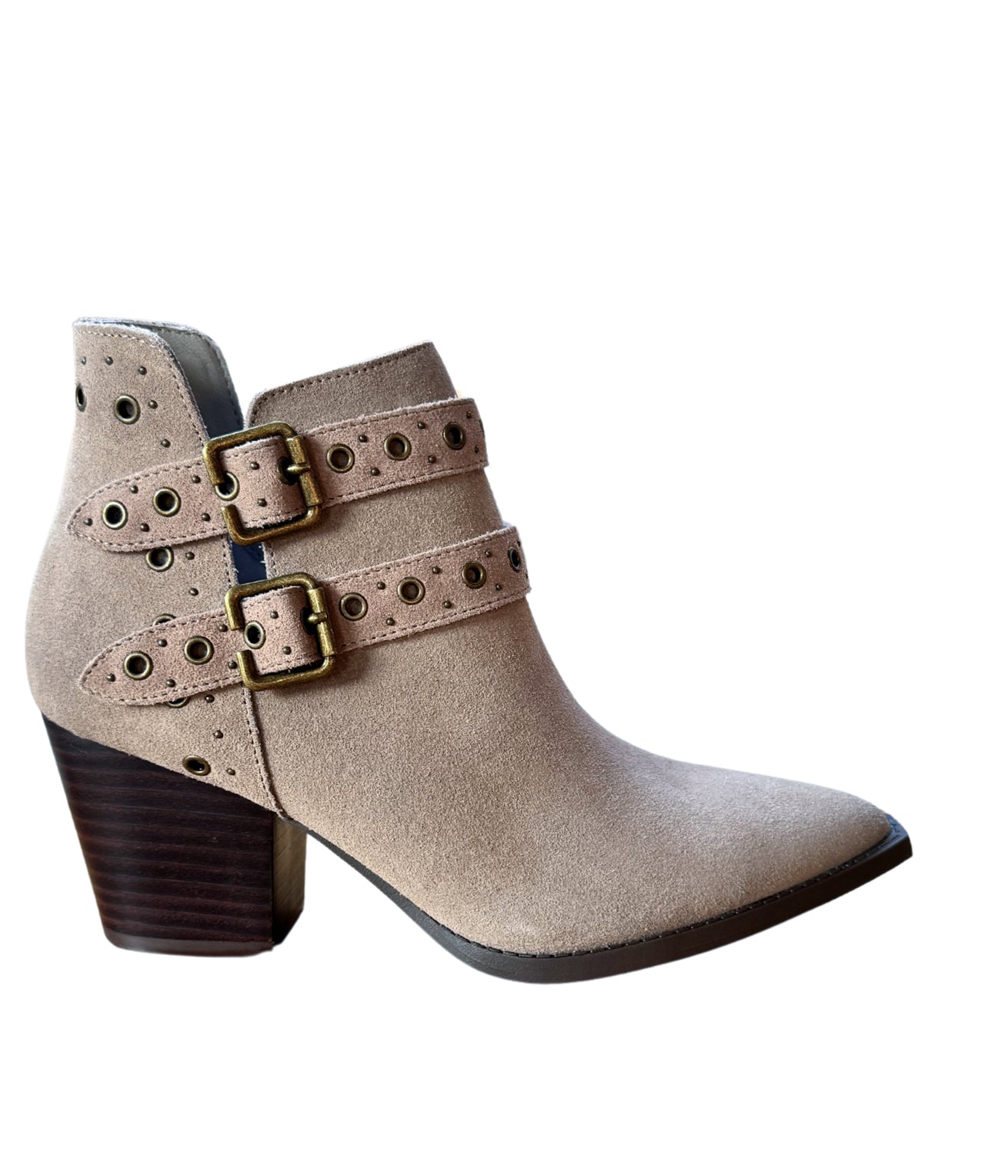 Elsa Leather Ankle Boot in Taupe - Rural Haze