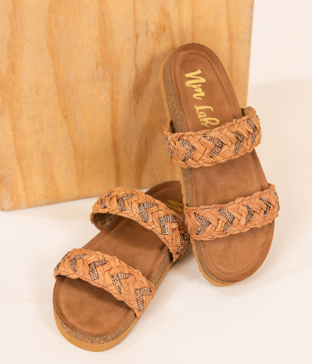 Fia Sandal in Tan - Rural Haze