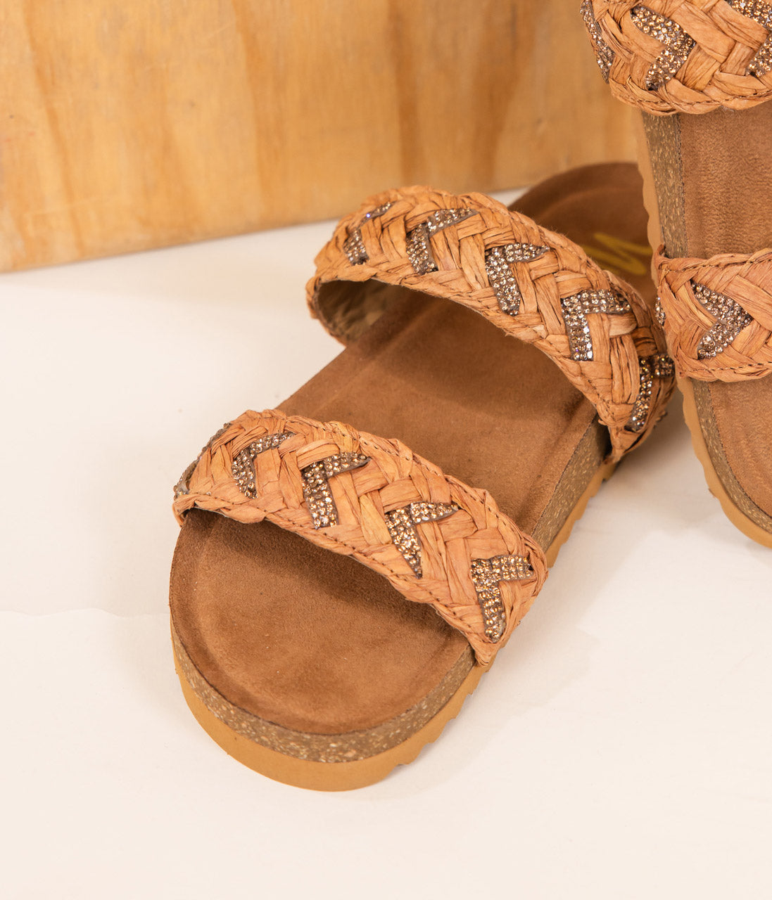Fia Sandal in Tan - Rural Haze