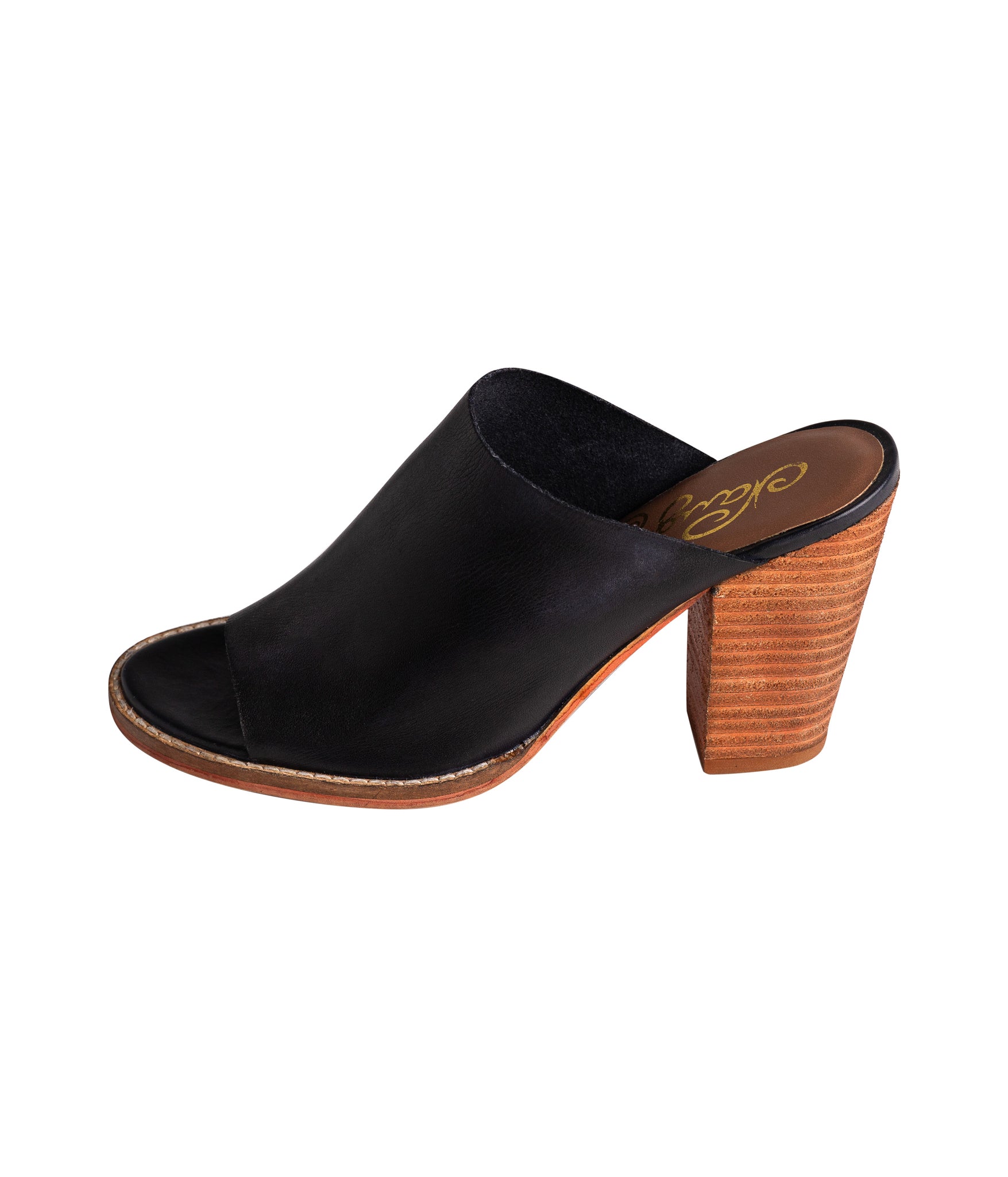 Hallie Heeled Sandal in Black - Rural Haze