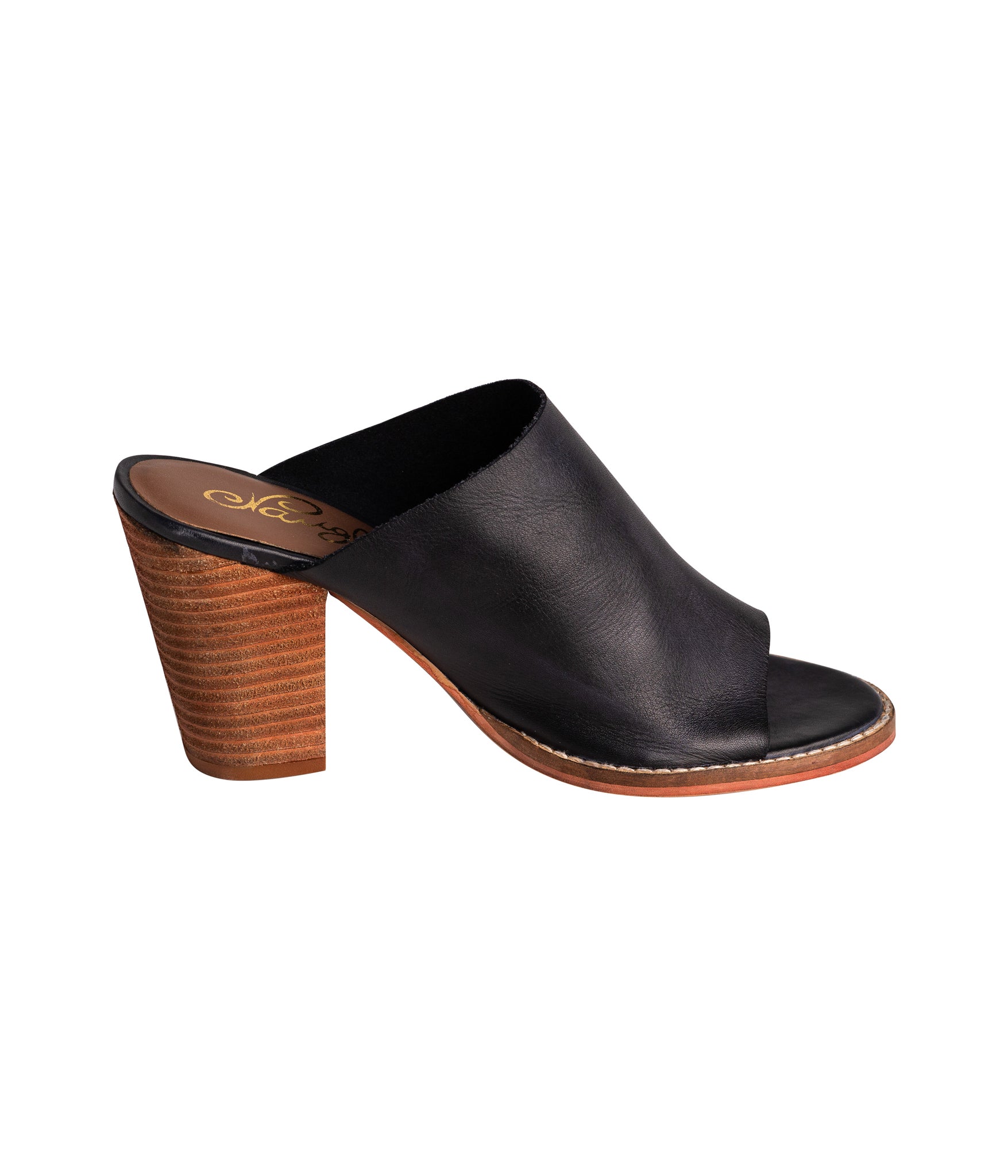 Hallie Heeled Sandal in Black - Rural Haze