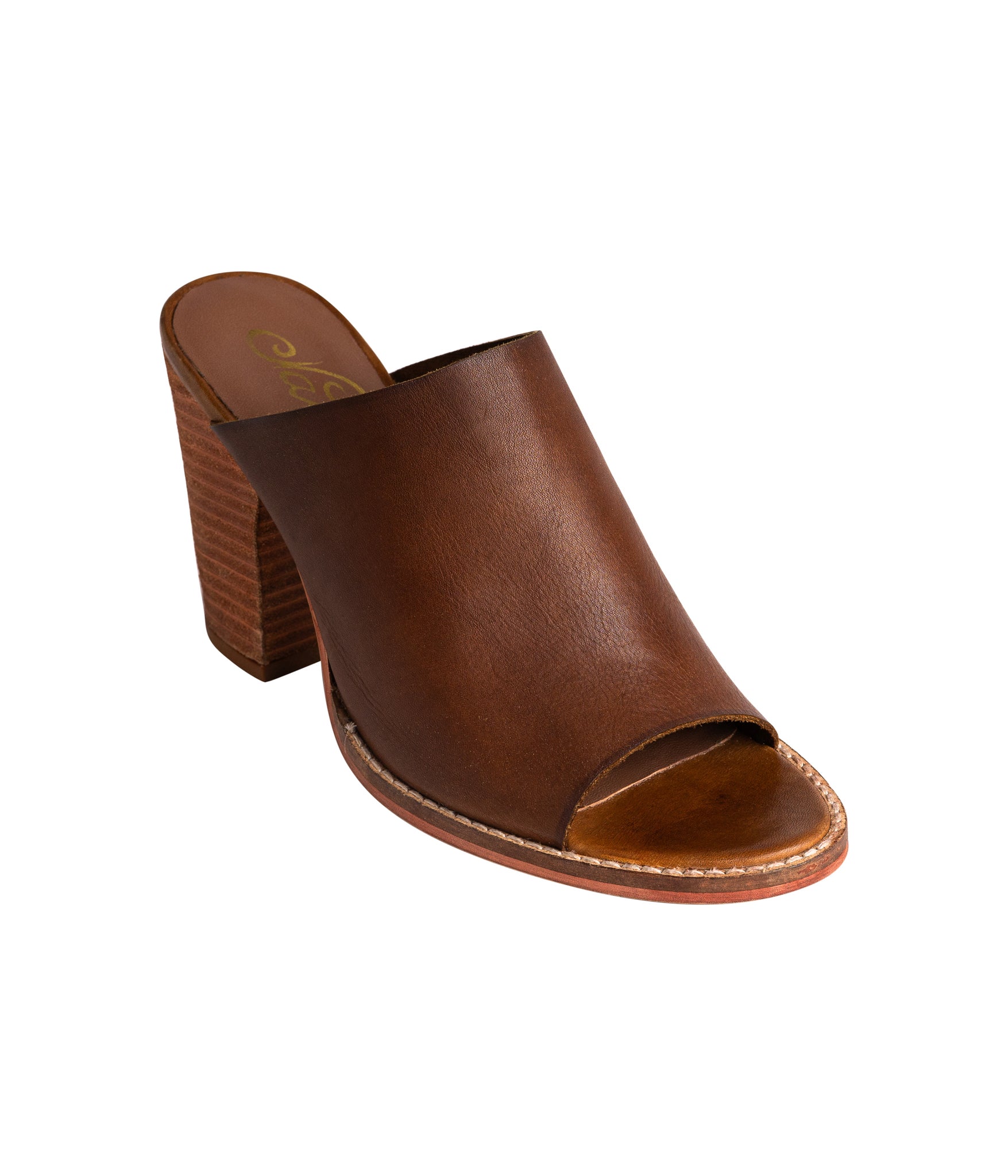 Hallie Heeled Sandal in Tan - Rural Haze