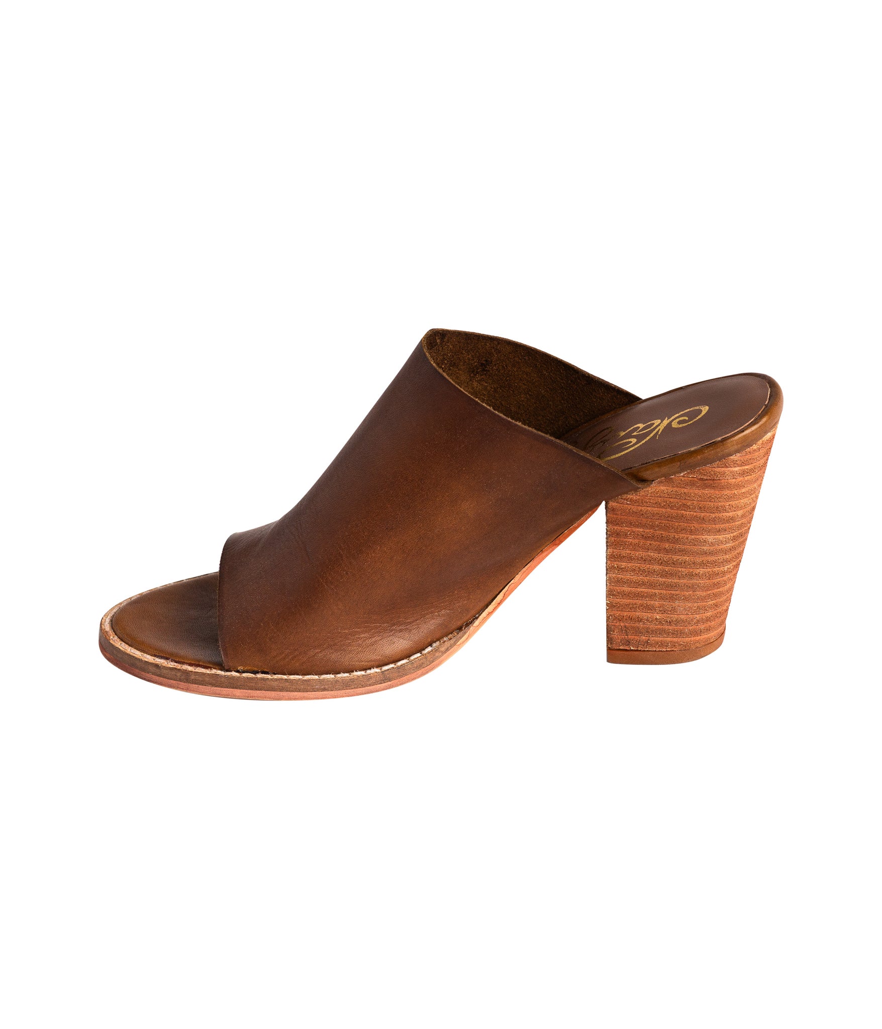 Hallie Heeled Sandal in Tan - Rural Haze