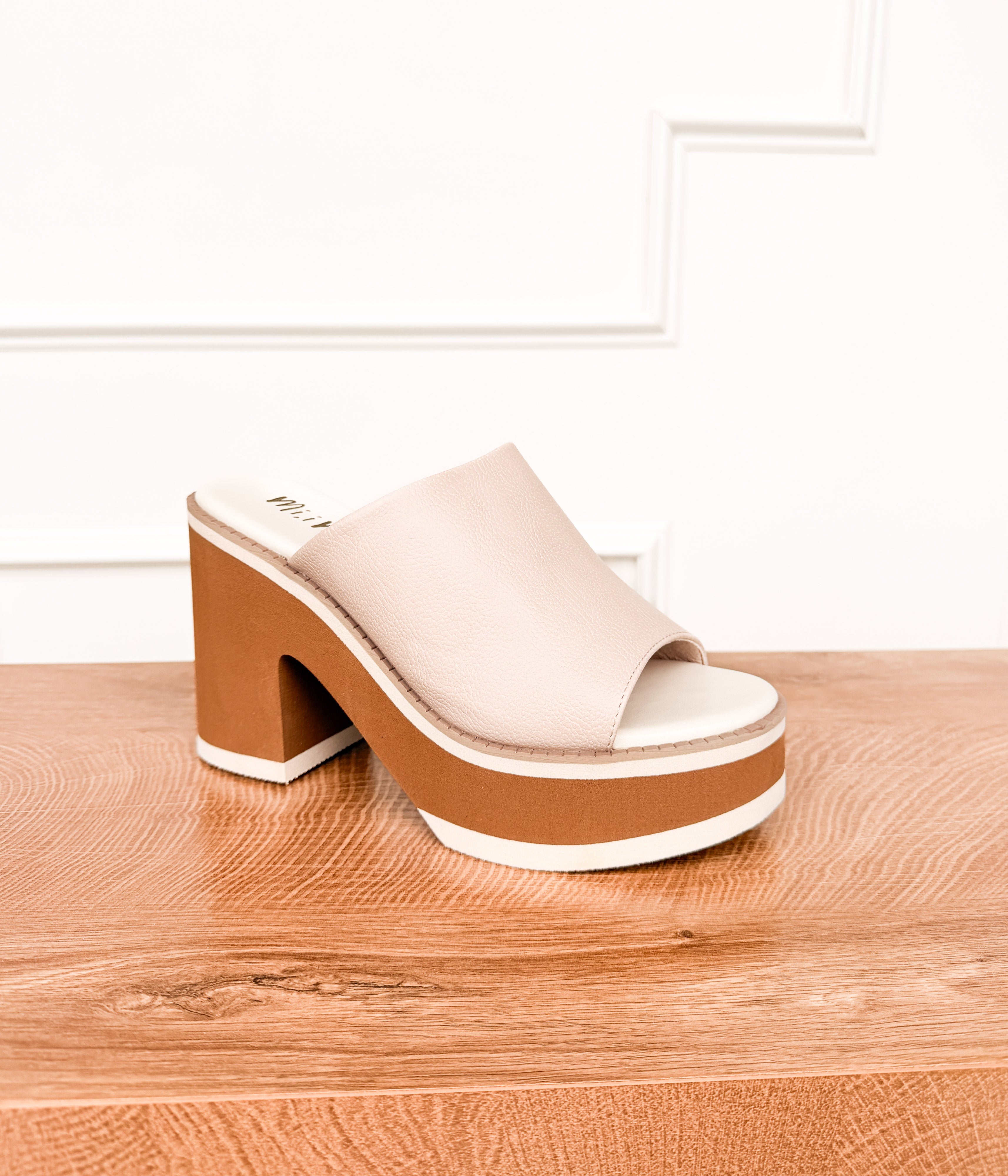 Jemma Platform Sandal in Nude