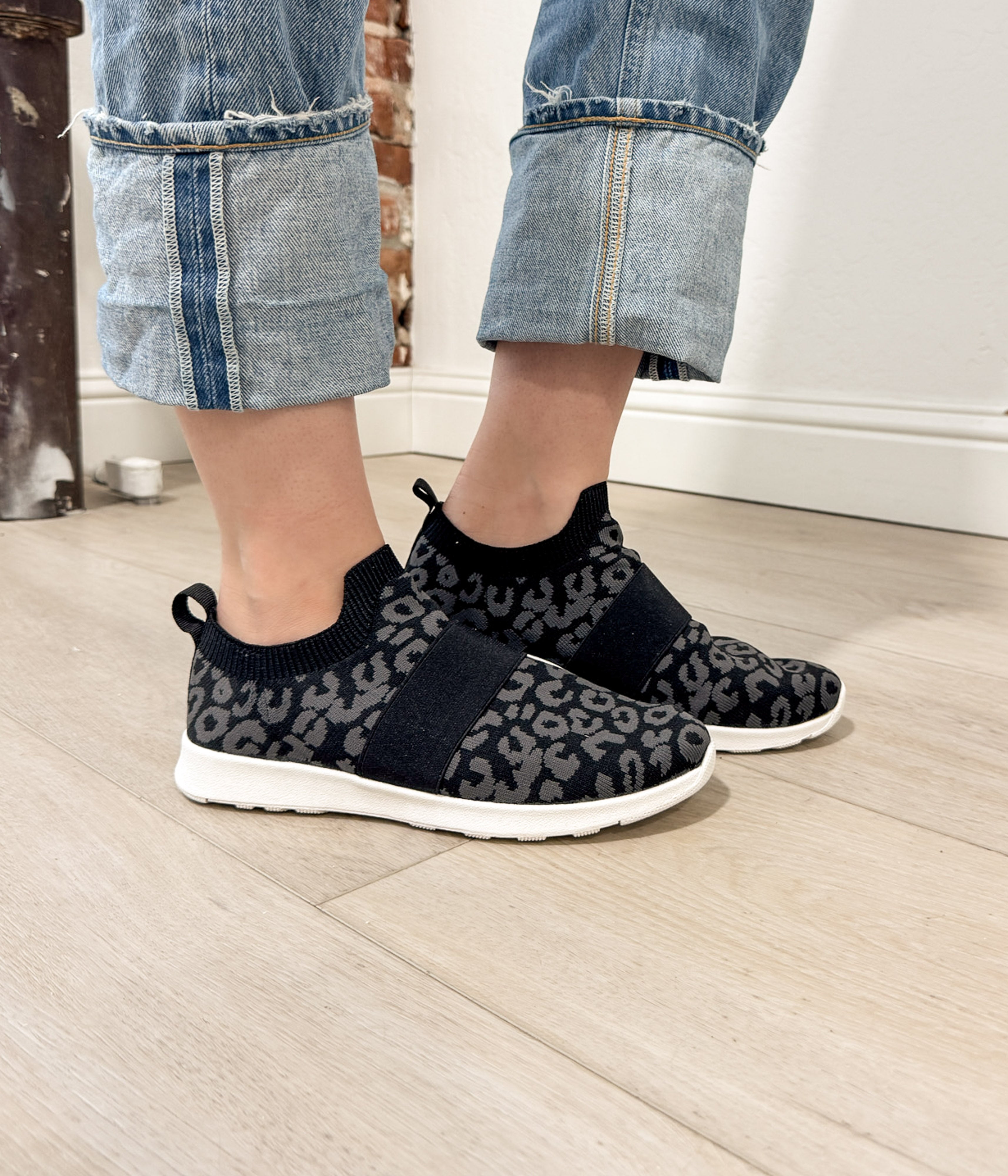 Jia Knit Sneaker in Black - Rural Haze
