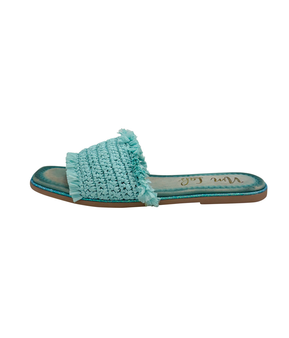 Juana Woven Sandals in Aqua Blue - Rural Haze